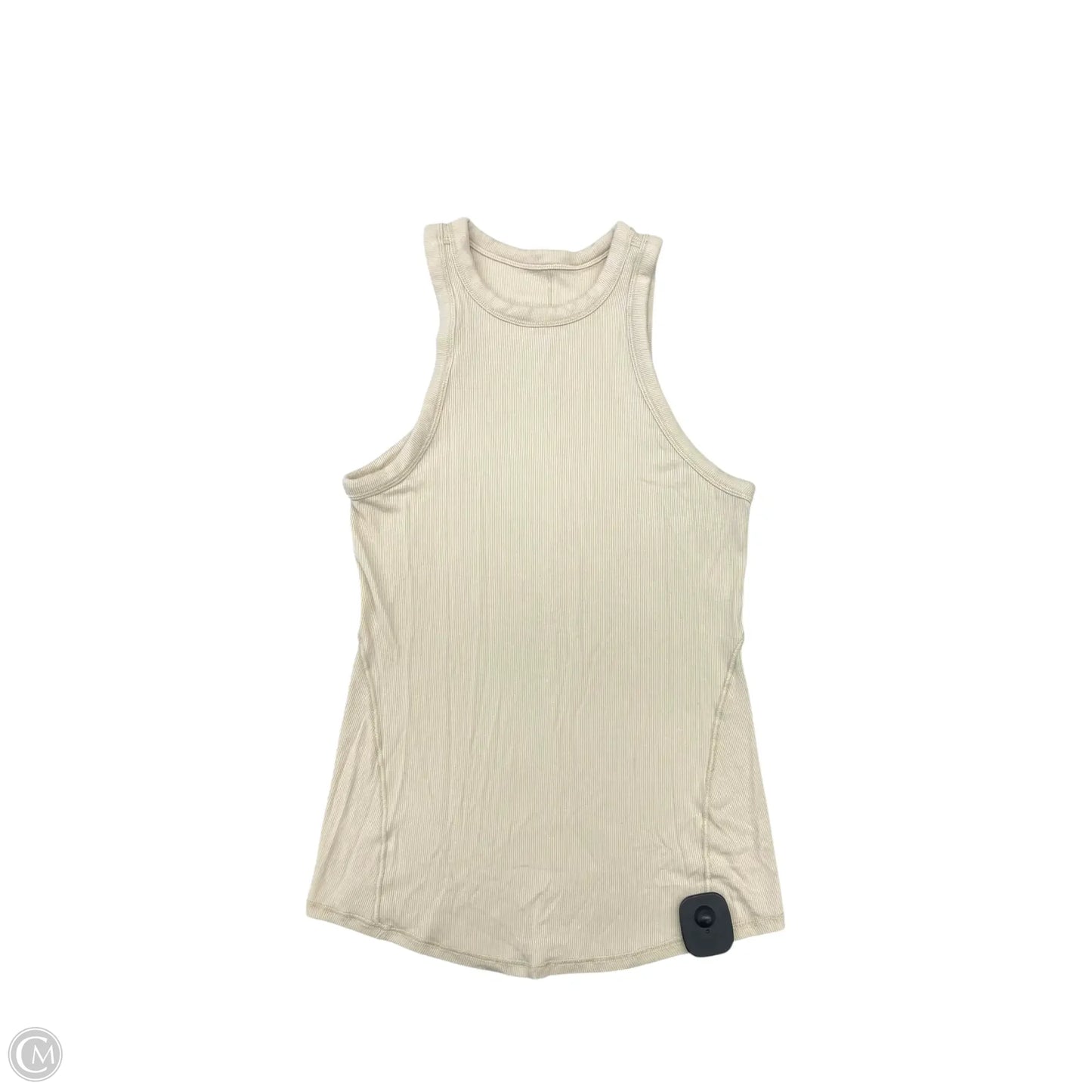 Athletic Tank Top By Lululemon In Cream, Size: S