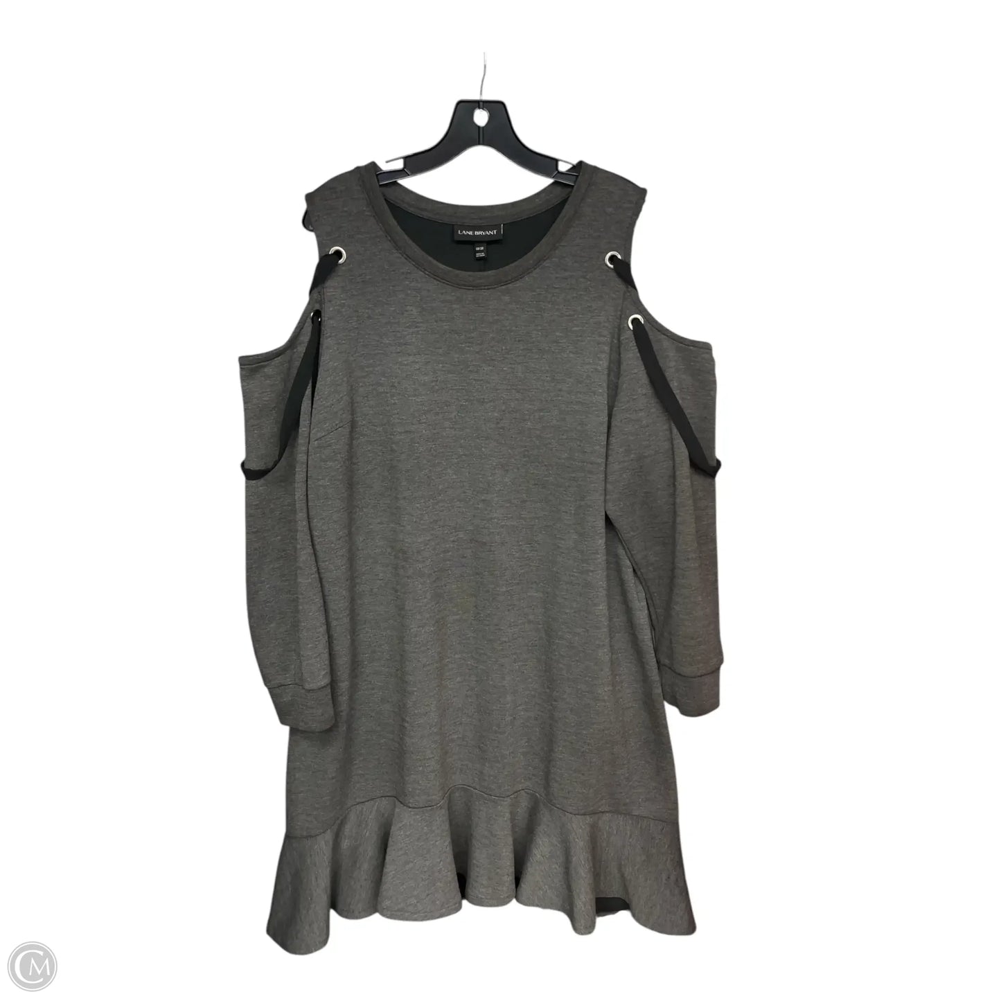 Dress Party Midi By Lane Bryant In Grey, Size: 18