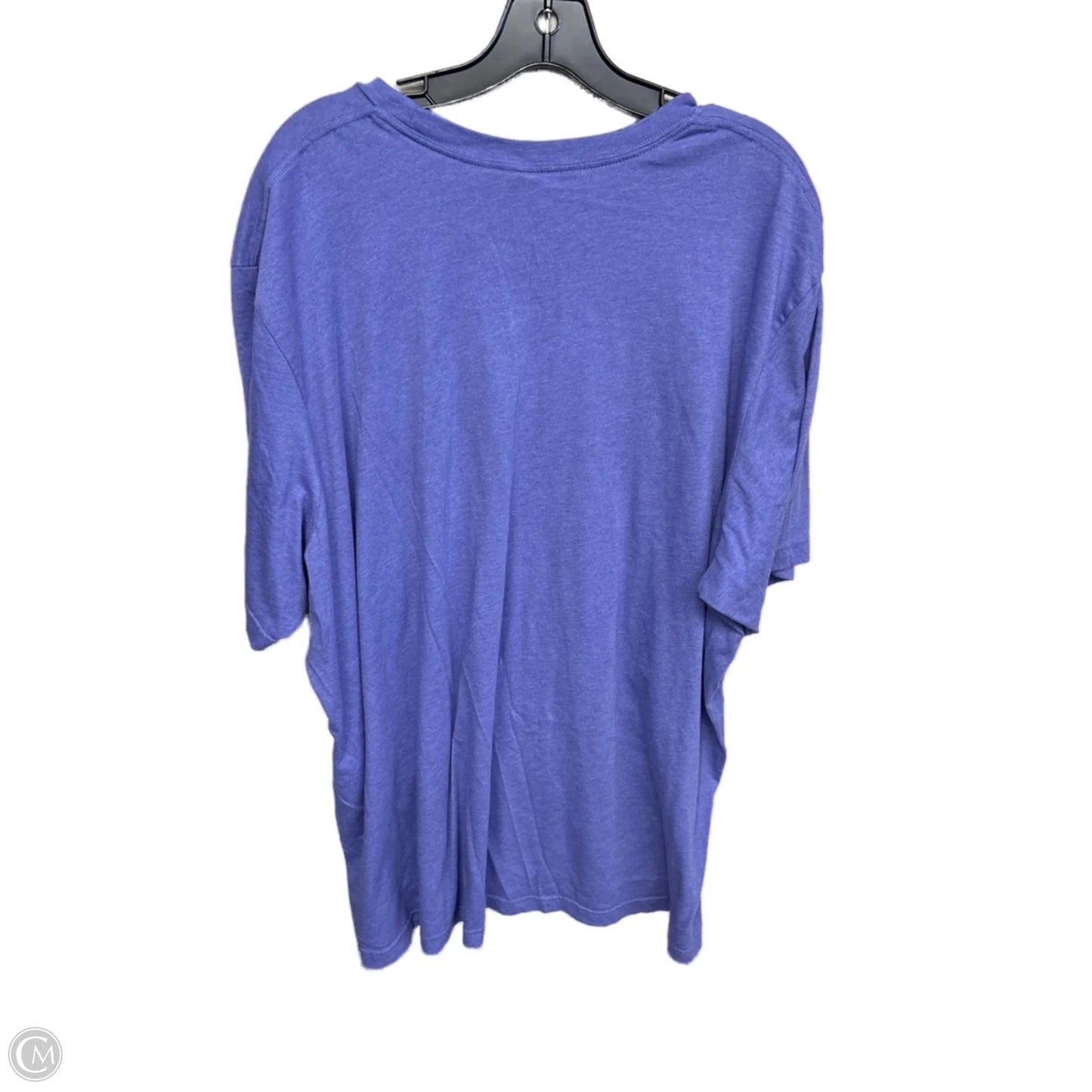 Athletic Top Short Sleeve By Clothes Mentor In Purple, Size: 4x