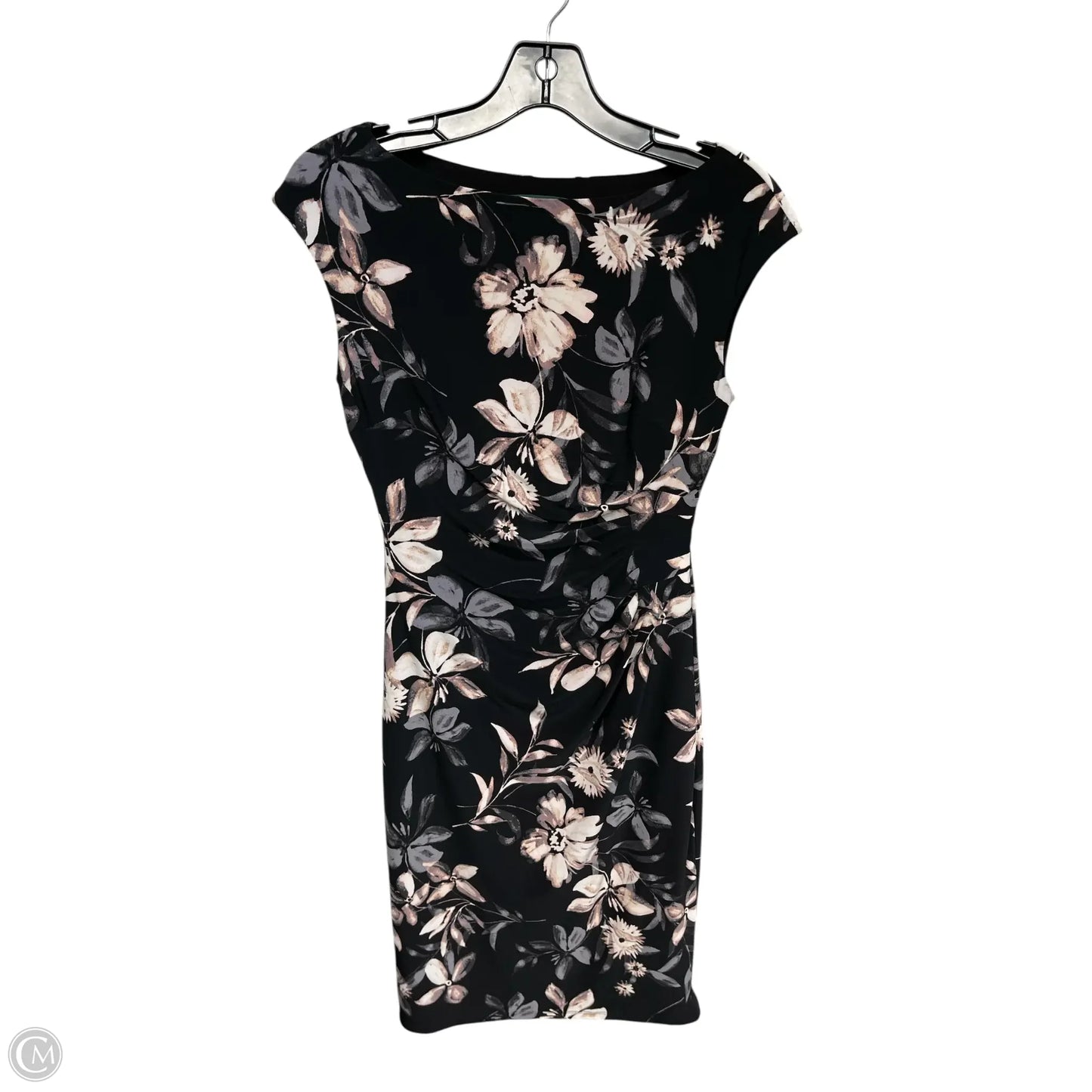Dress Work By Lauren By Ralph Lauren In Black & Pink, Size: 2