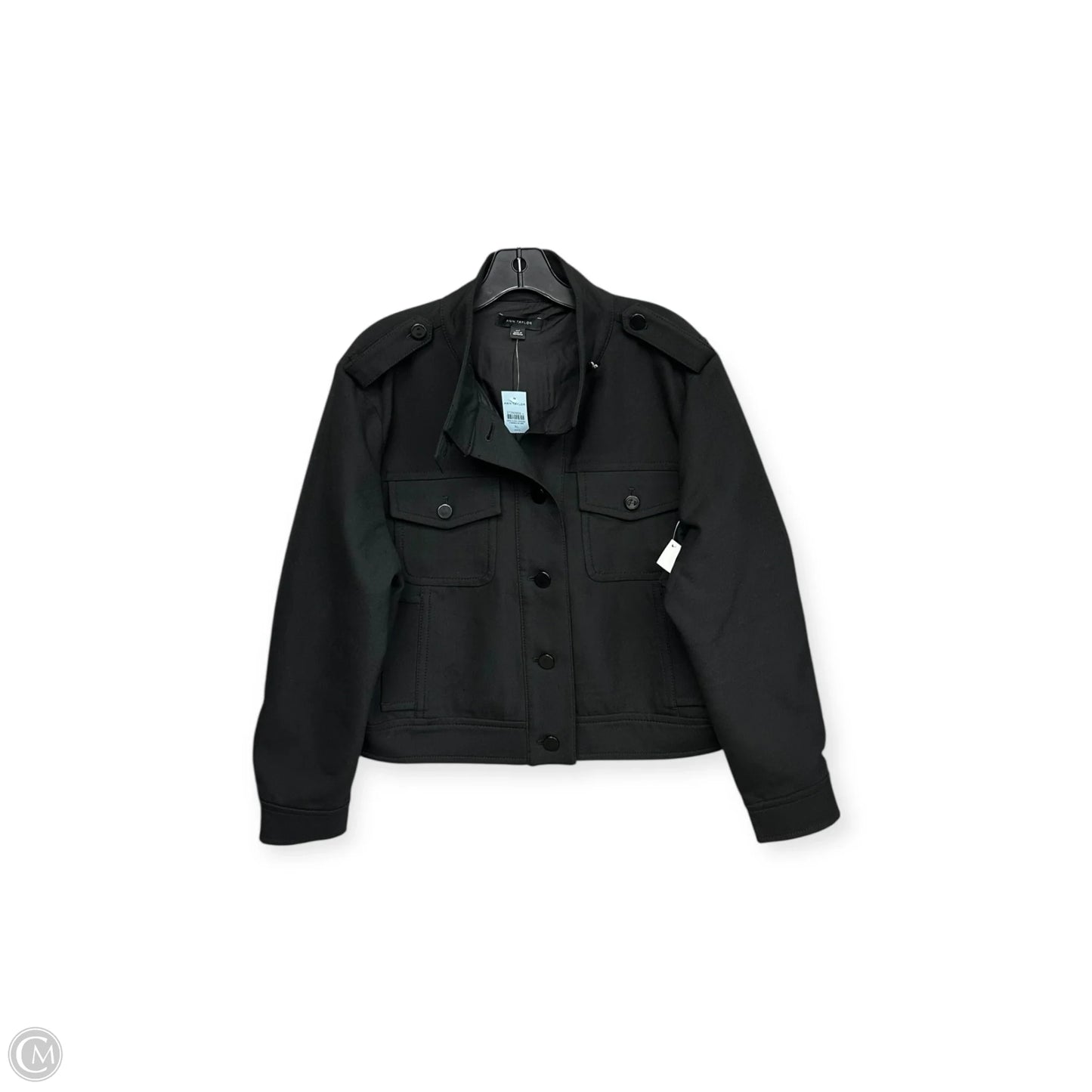 Jacket Other By Ann Taylor In Black, Size: Xlp