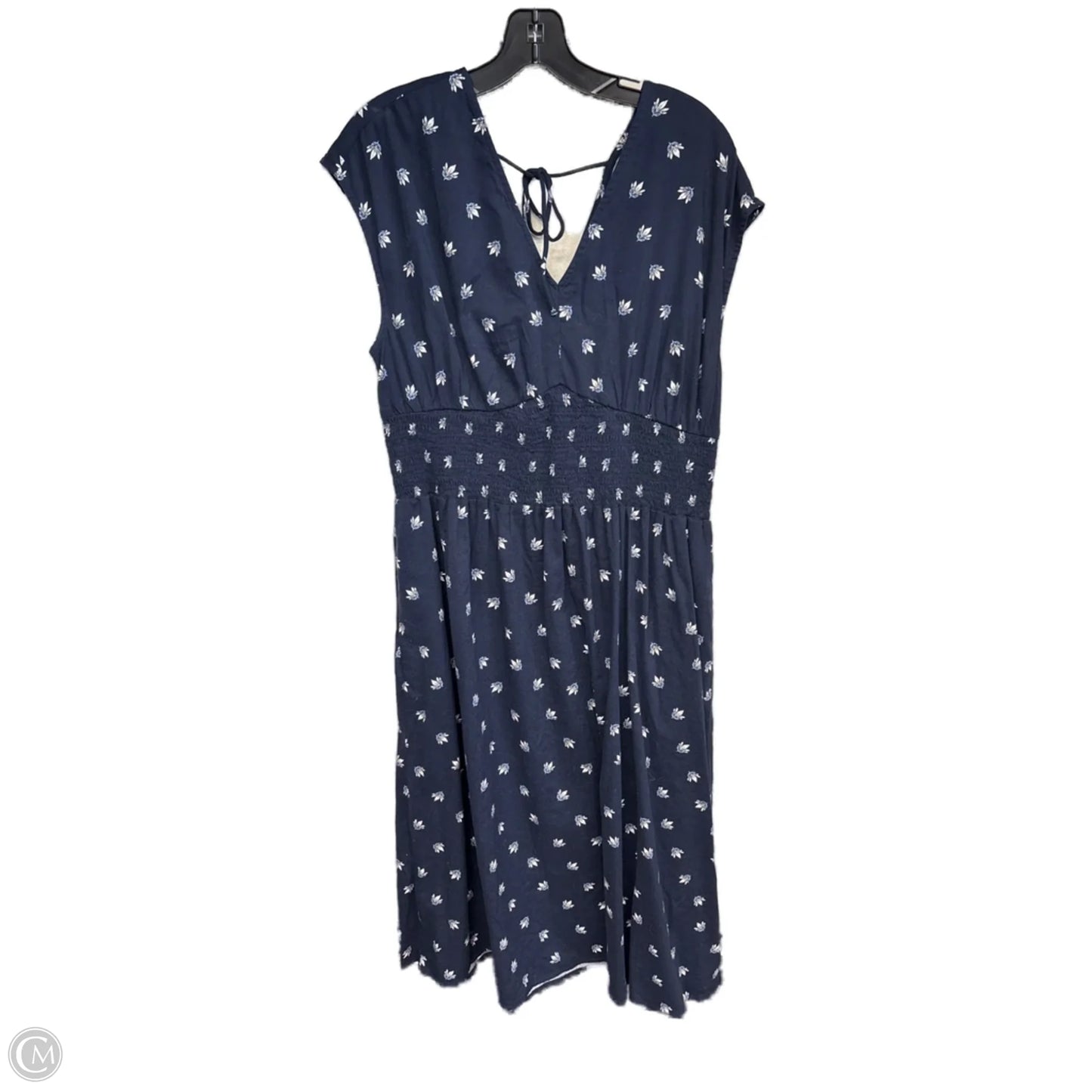 Dress Casual Maxi By Old Navy In Navy, Size: L