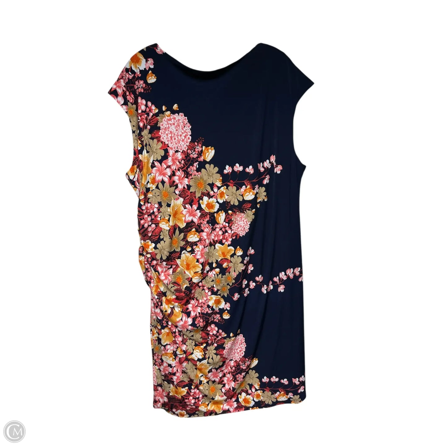 Dress Party Midi By Coldwater Creek In Navy, Size: 2x