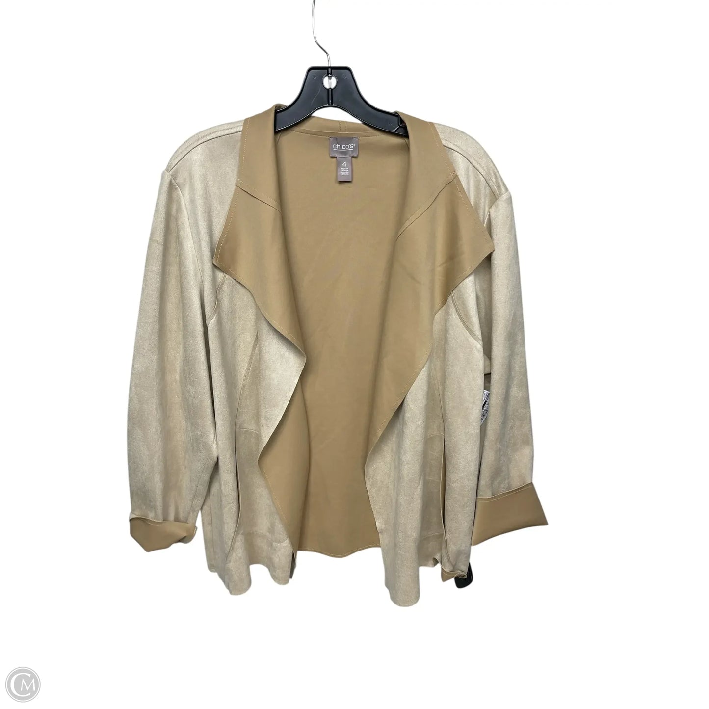 Cardigan By Chicos In Cream, Size: 2x