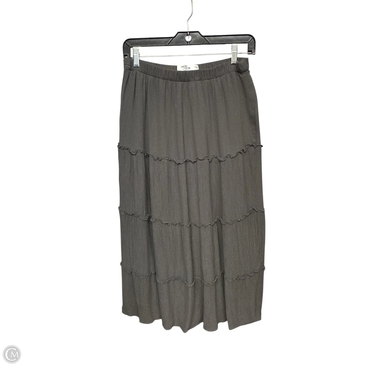 Skirt Maxi By Hollister In Grey, Size: M