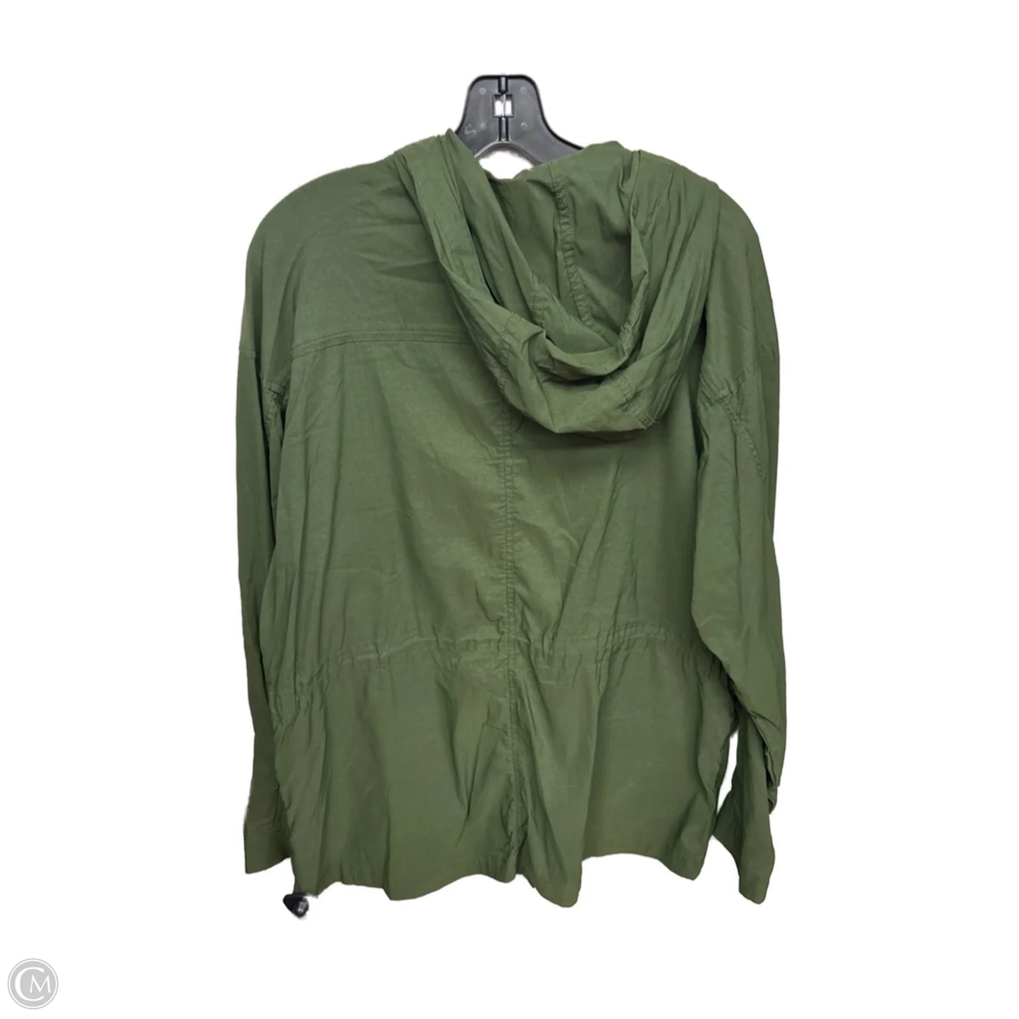 Jacket Windbreaker By Athleta In Green, Size: L