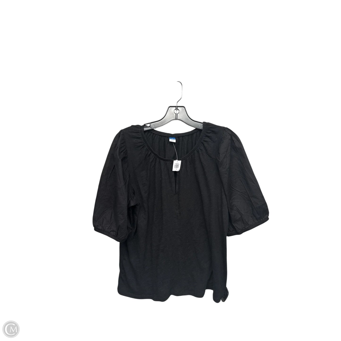 Top Short Sleeve By Old Navy In Black, Size: M