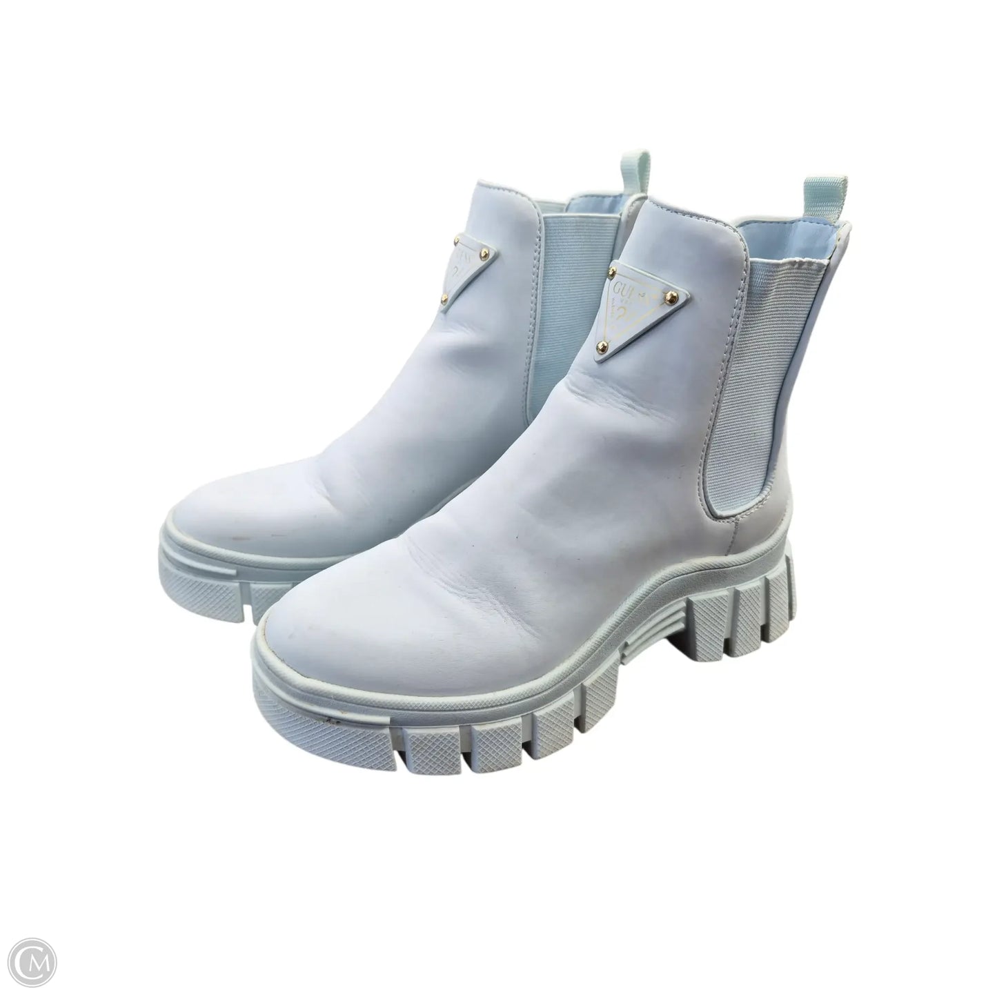 Boots Combat By Guess In Blue, Size: 6