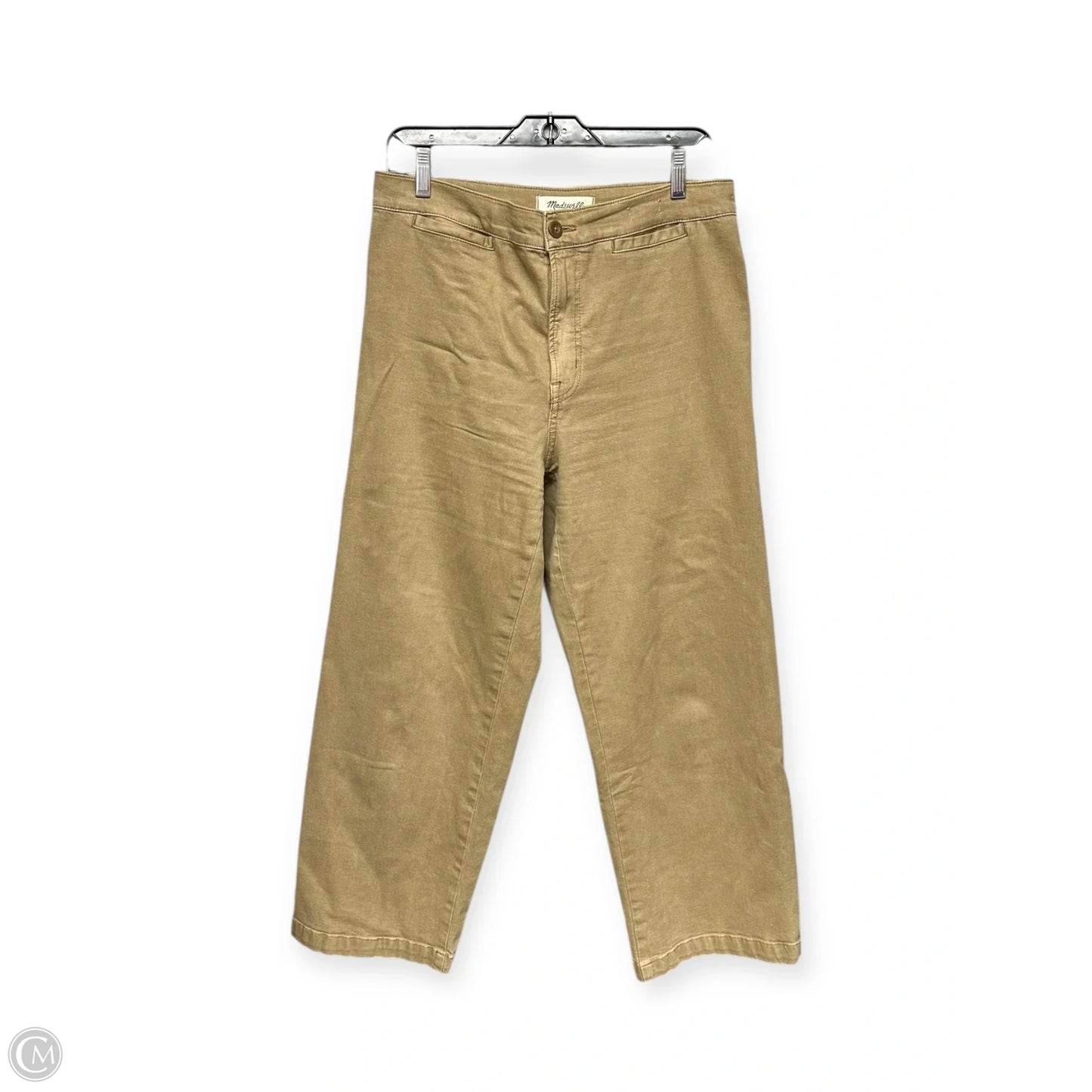 Pants Wide Leg By Madewell In Tan, Size: 8