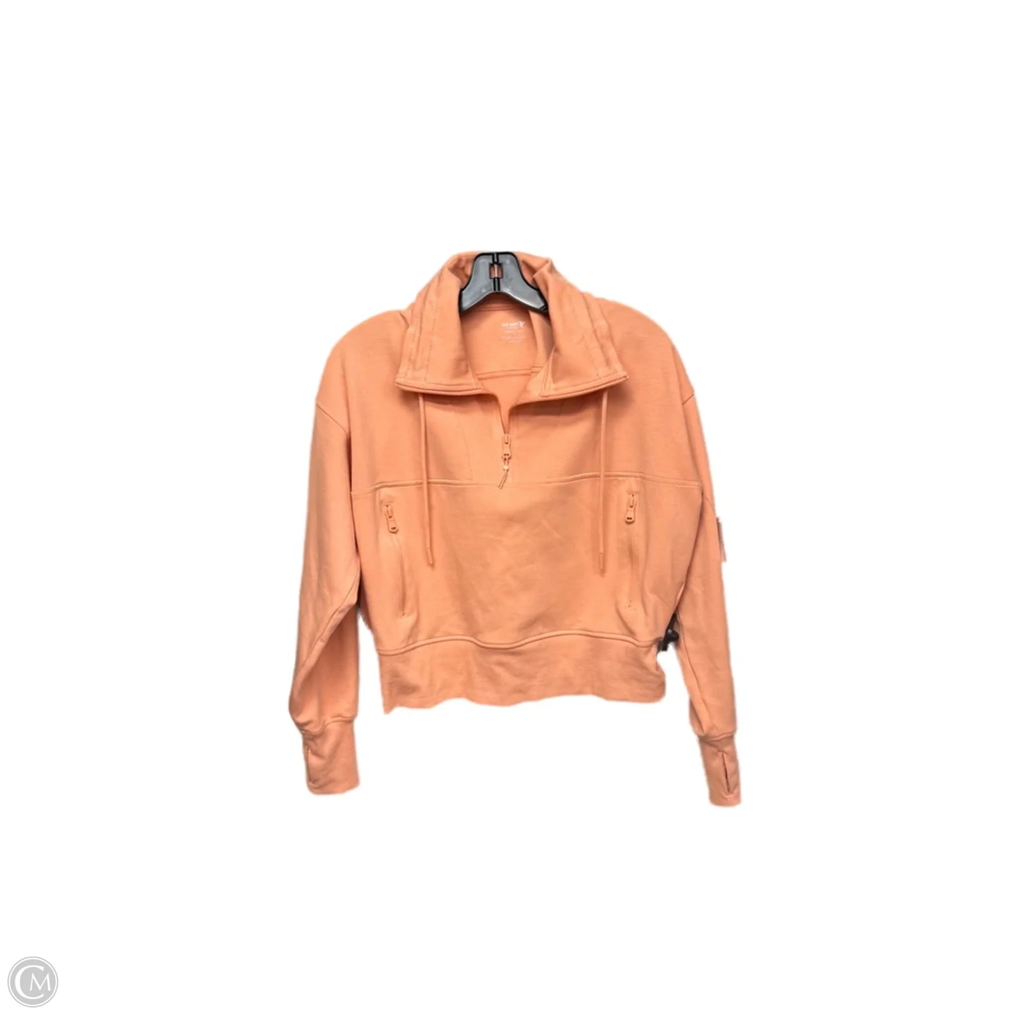 Athletic Sweatshirt Crewneck By Old Navy In Orange, Size: M