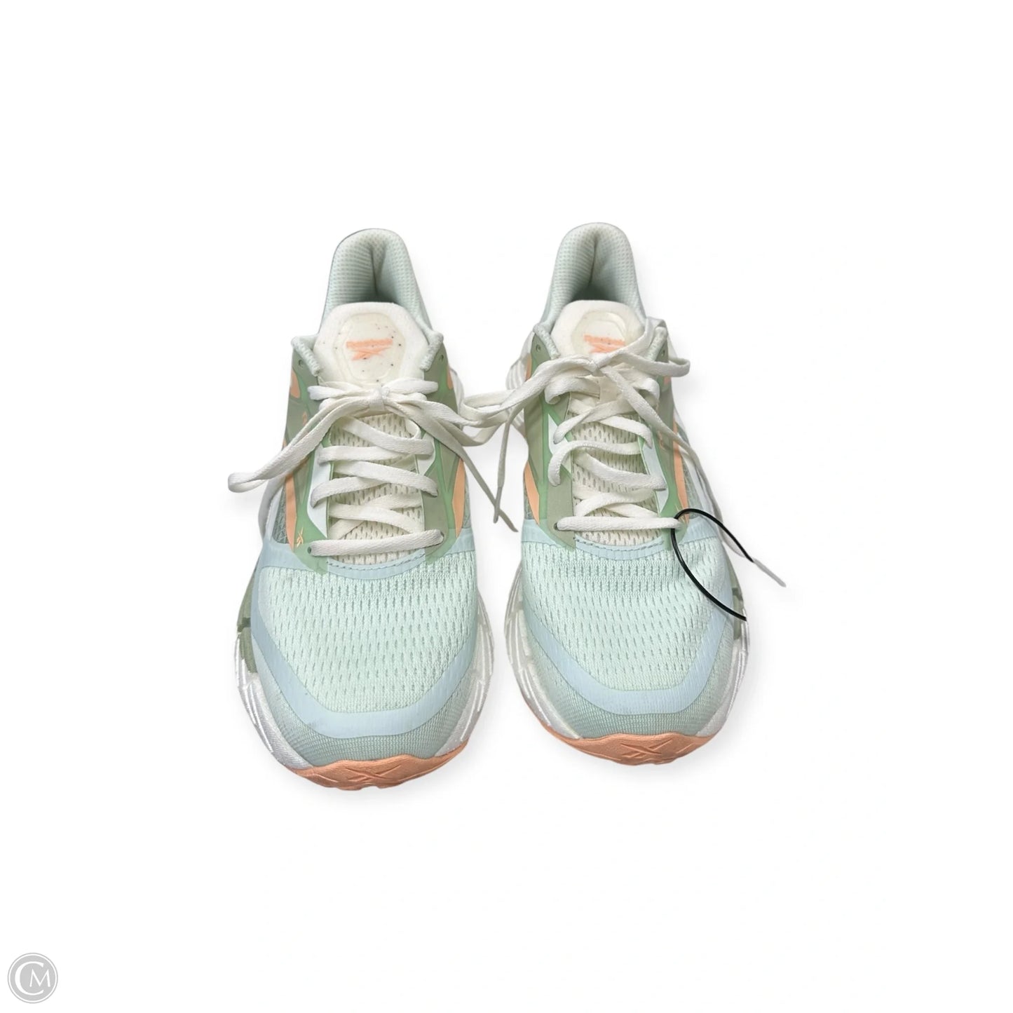 Shoes Athletic By Reebok In Green, Size: 8.5