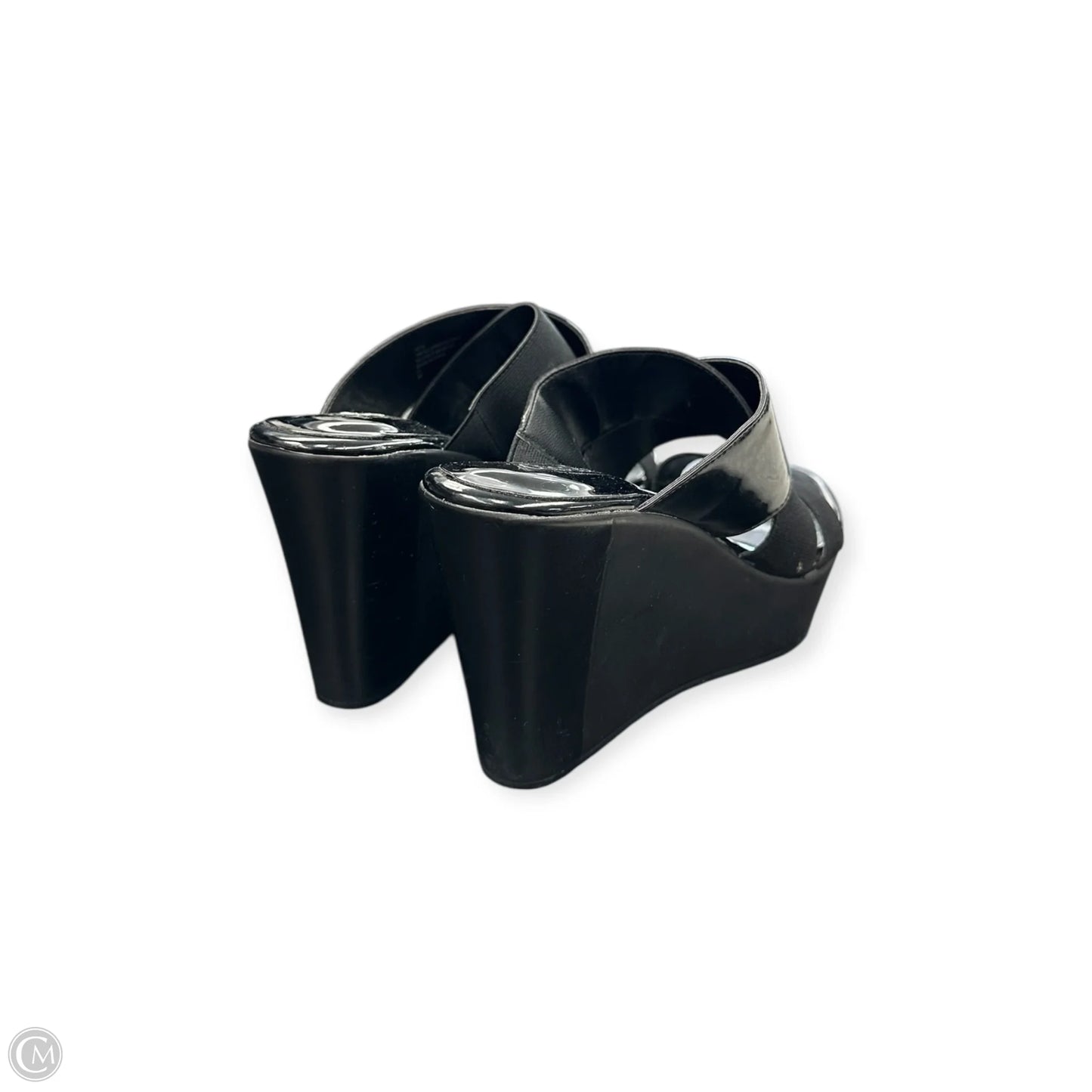 Sandals Heels Wedge By Charles David In Black, Size: 8