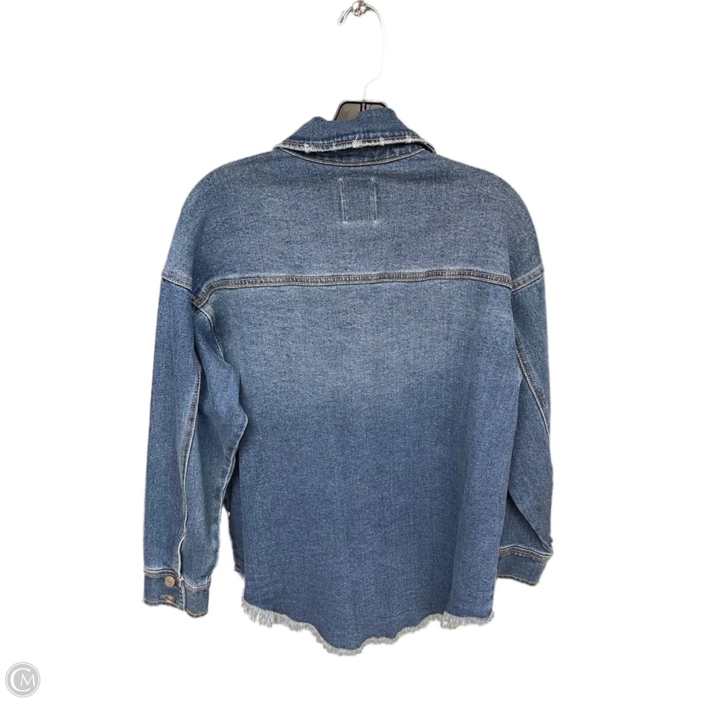 Jacket Denim By So In Blue Denim, Size: Xs