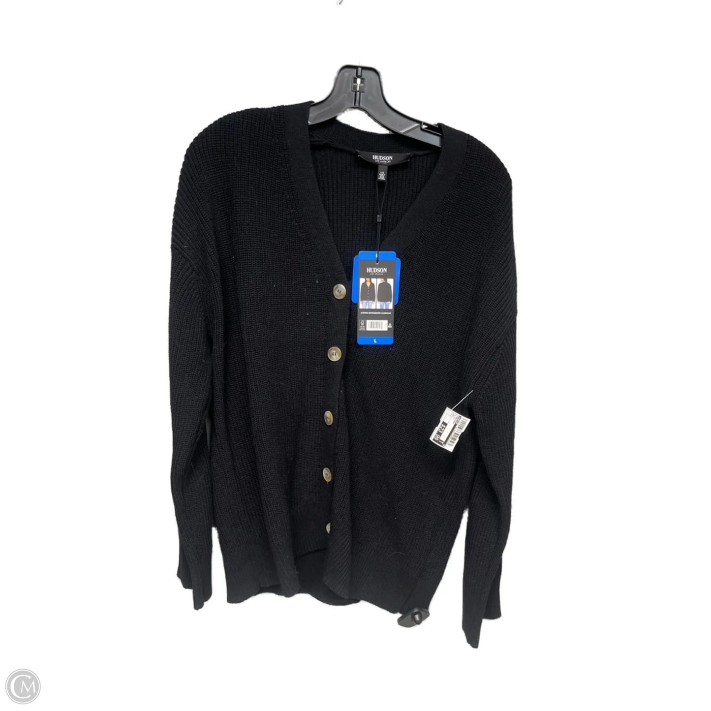 Cardigan By Hudson In Black, Size: L
