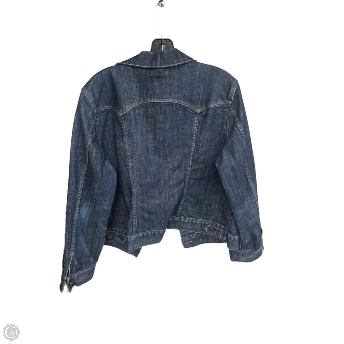 Jacket Denim By Gap In Blue Denim, Size: Xl