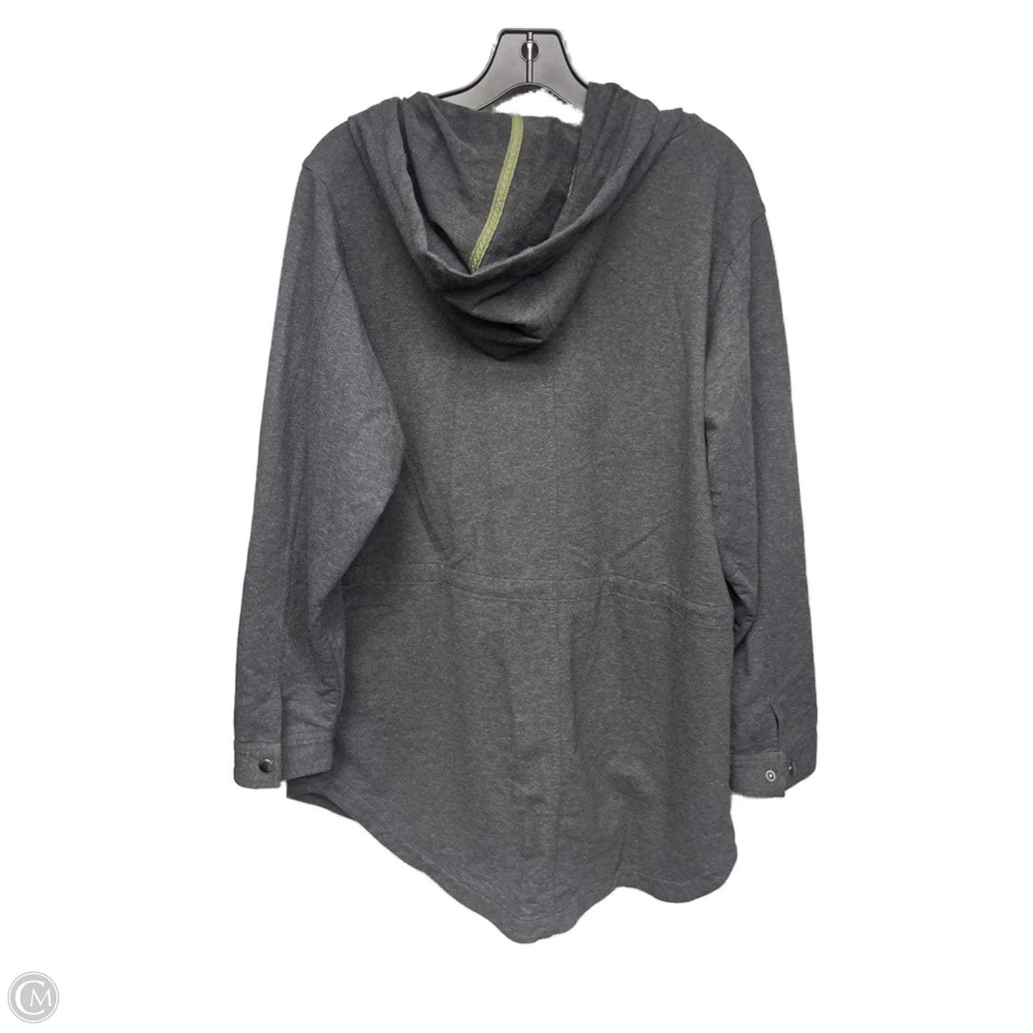 Athletic Sweatshirt Hoodie By Eddie Bauer In Grey, Size: Xl