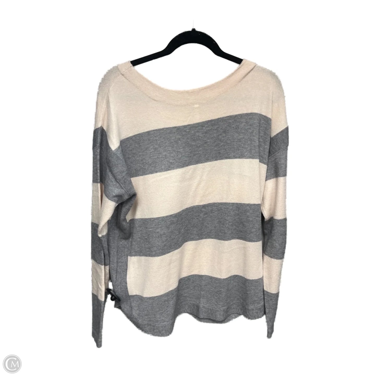Sweater By Clothes Mentor In Grey & Pink, Size: Xl