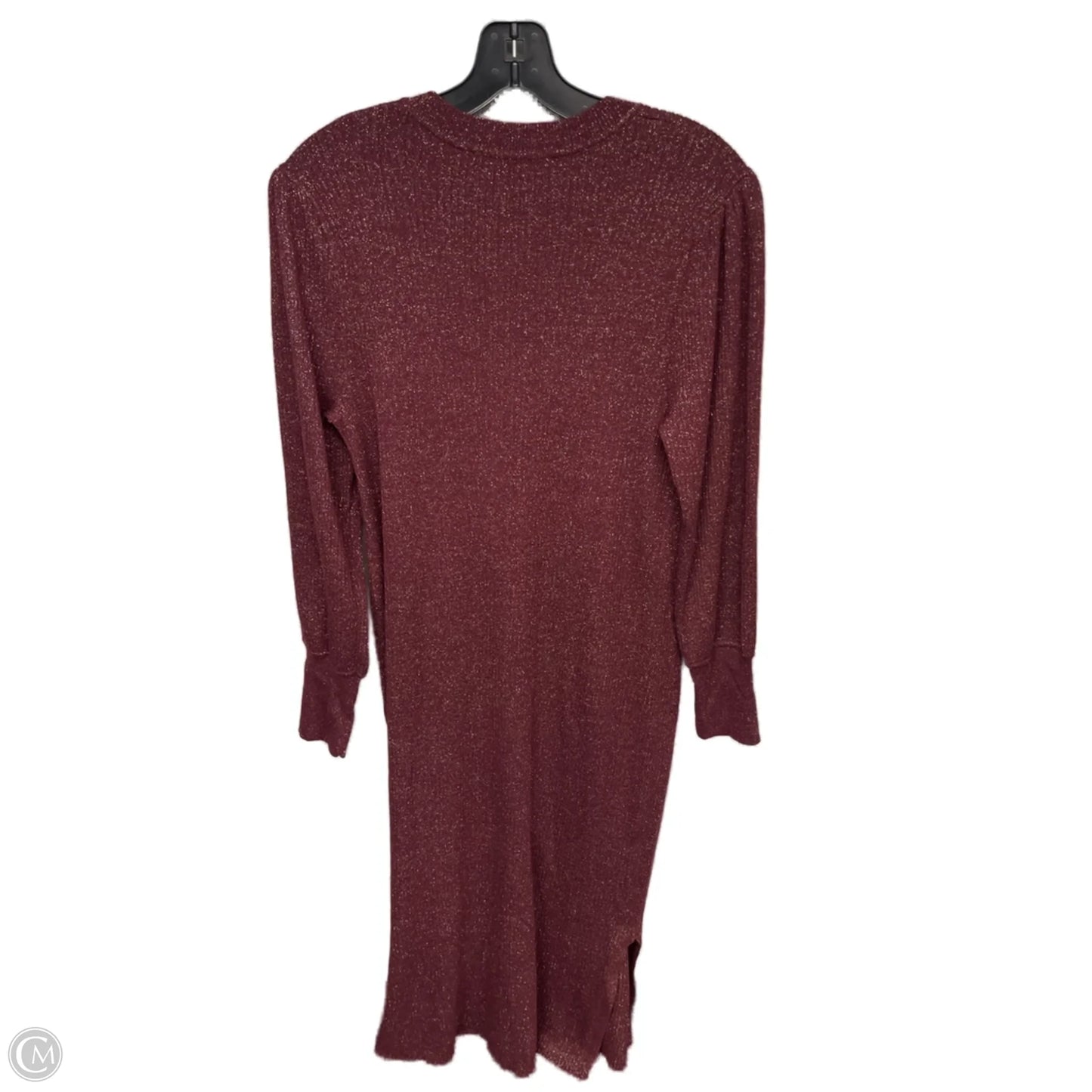 Dress Sweater By Loft In Red, Size: L