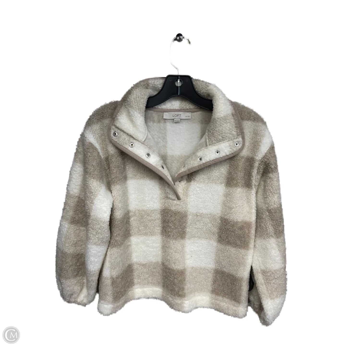 Sweater By Loft In Cream, Size: Xsp