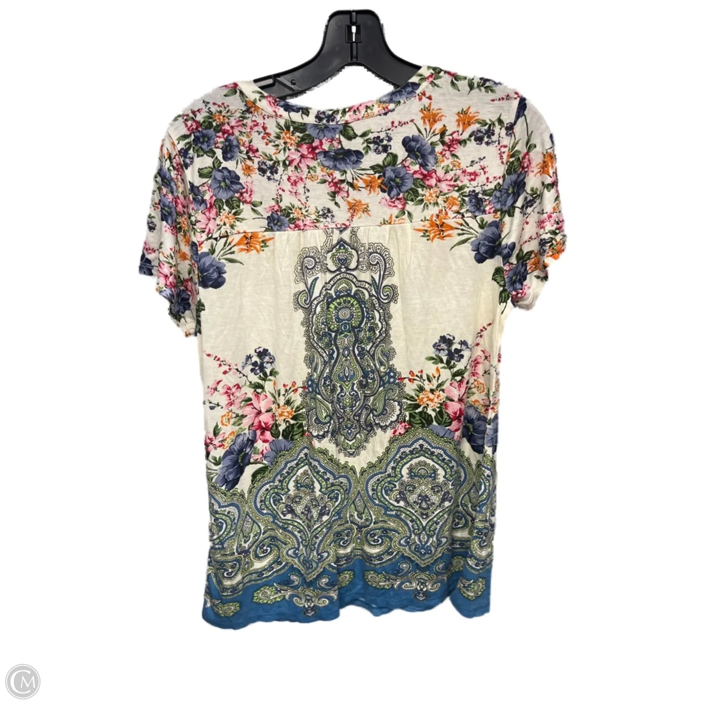 Top Short Sleeve By Bila In Floral Print, Size: S