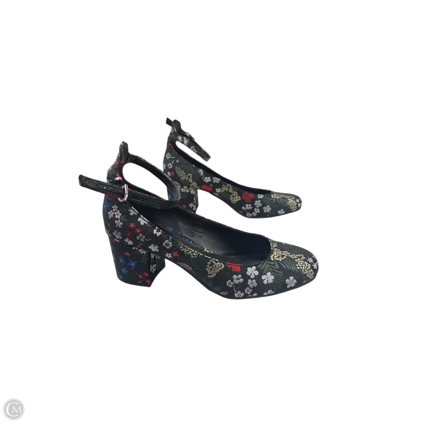 Shoes Heels Block By Bp In Black & Blue, Size: 8