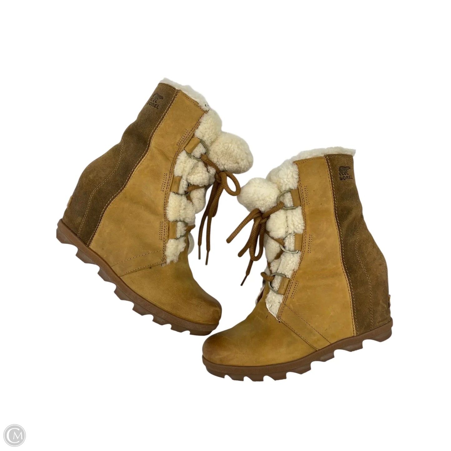 Boots Snow By Sorel In Tan, Size: 9.5