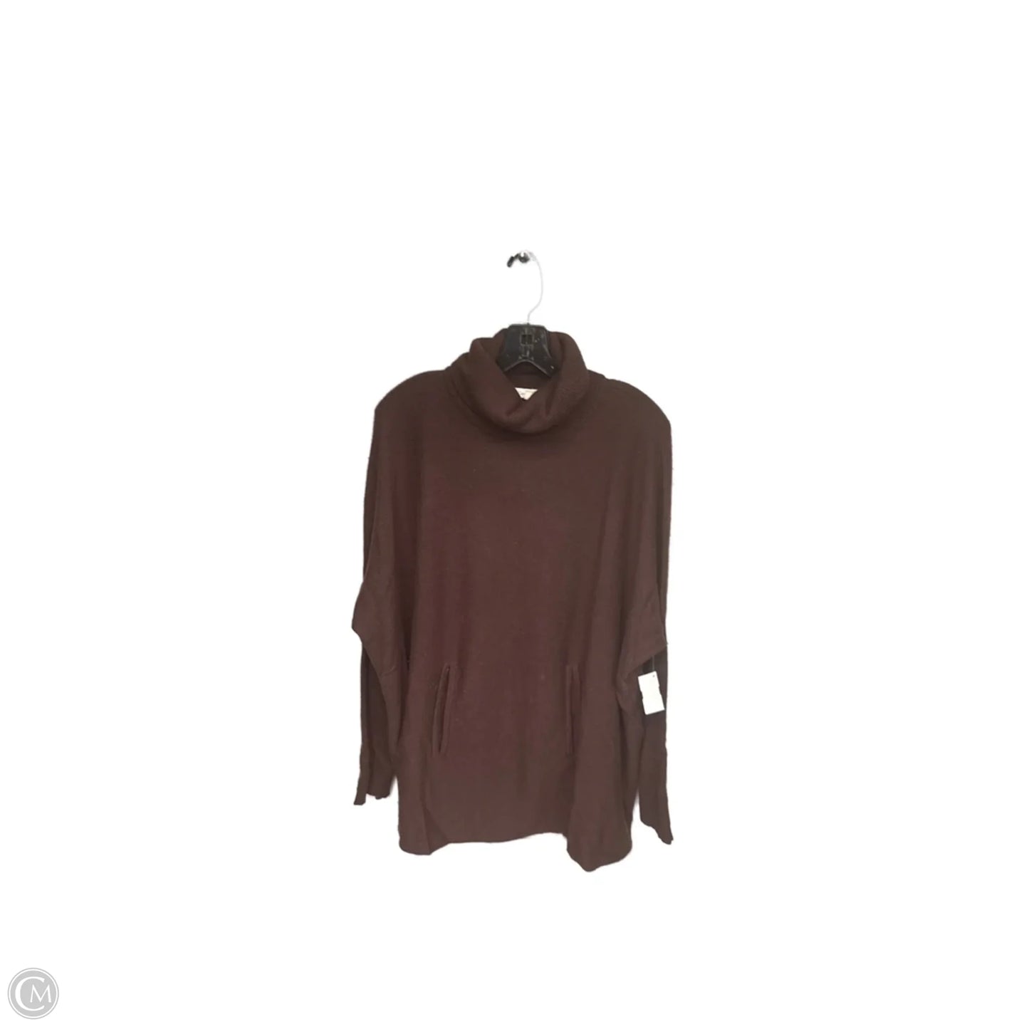 Sweater By Garnet Hill In Brown, Size: L