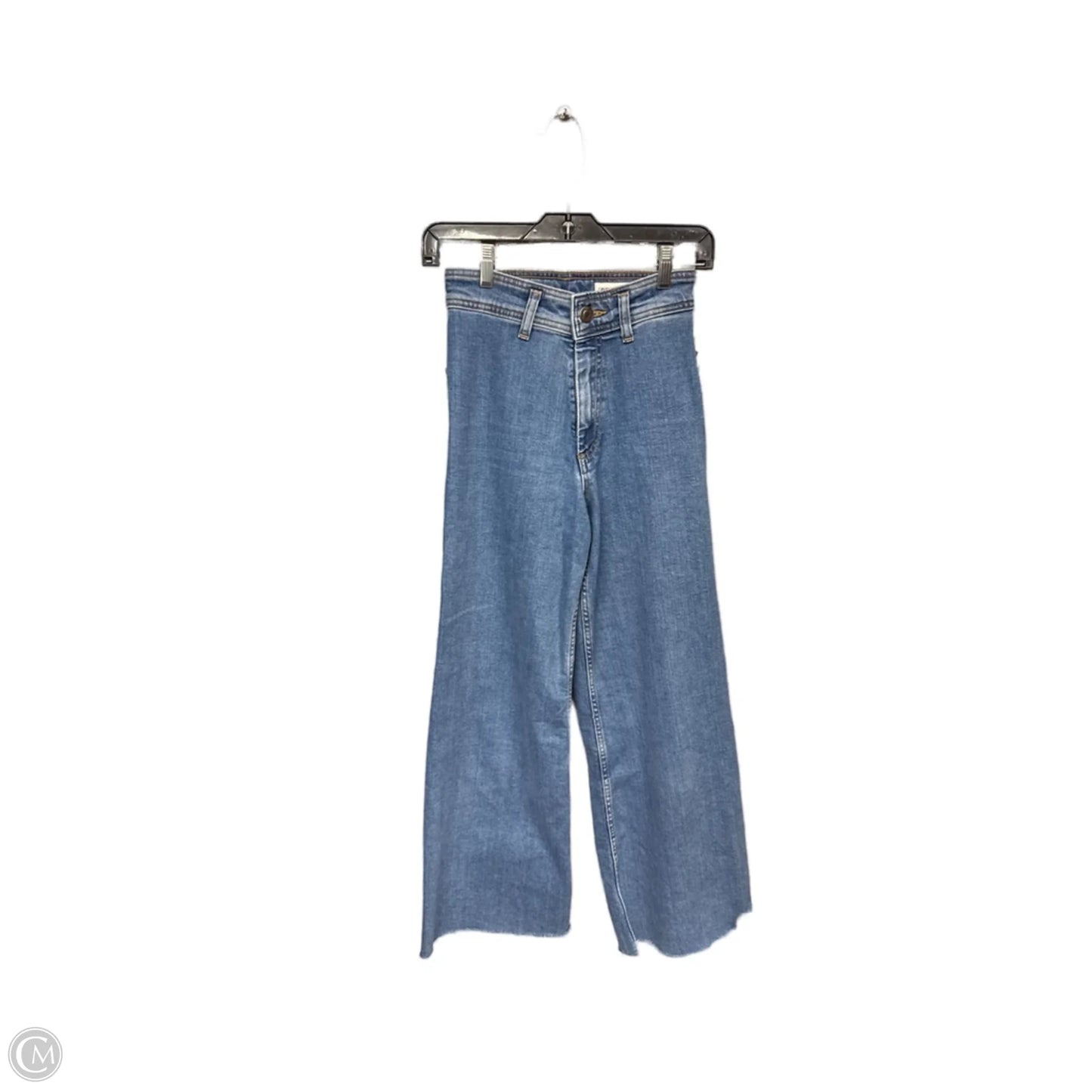 Jeans Wide Leg By Zara In Bronze, Size: 2