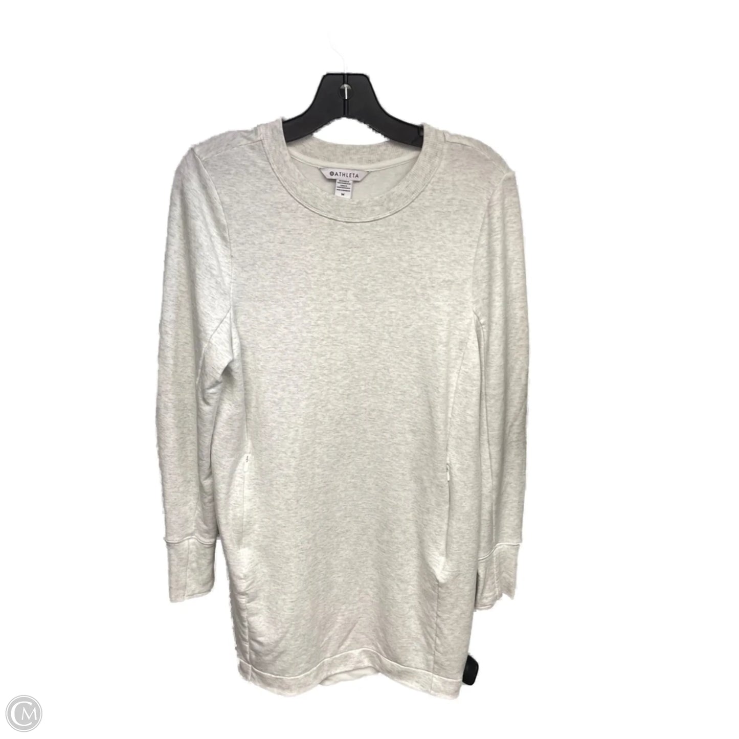 Dress Casual Midi By Athleta In Cream, Size: M