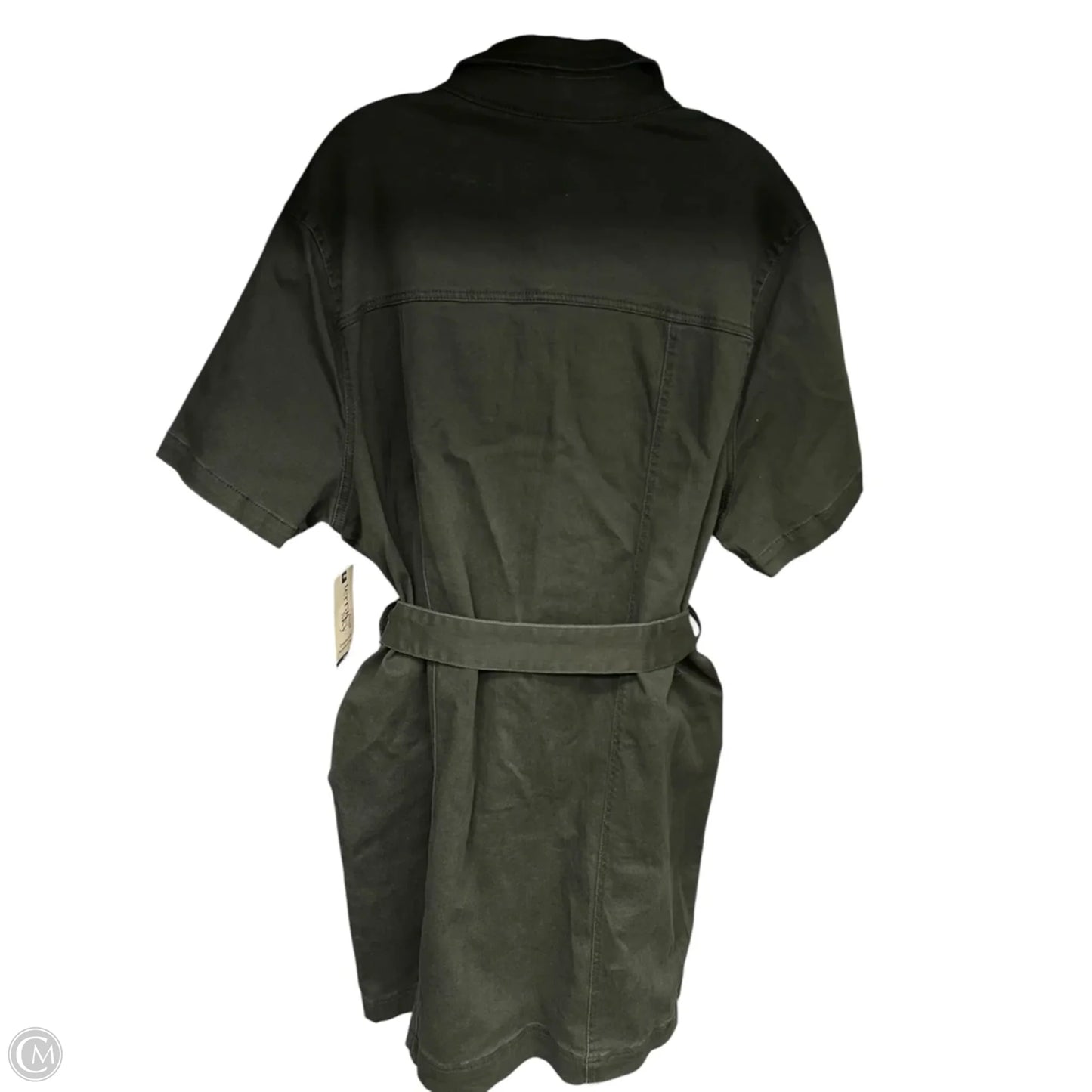 Dress Casual Midi By Terra & Sky In Green, Size: 2x