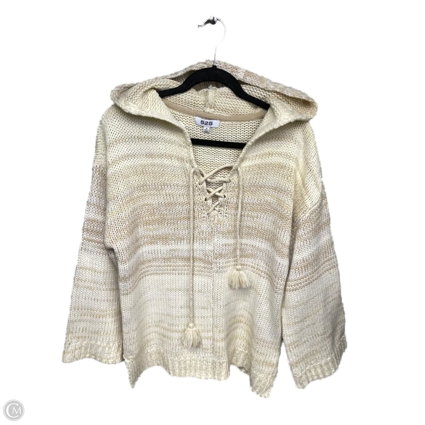 Sweater By 525 America In Cream, Size: M