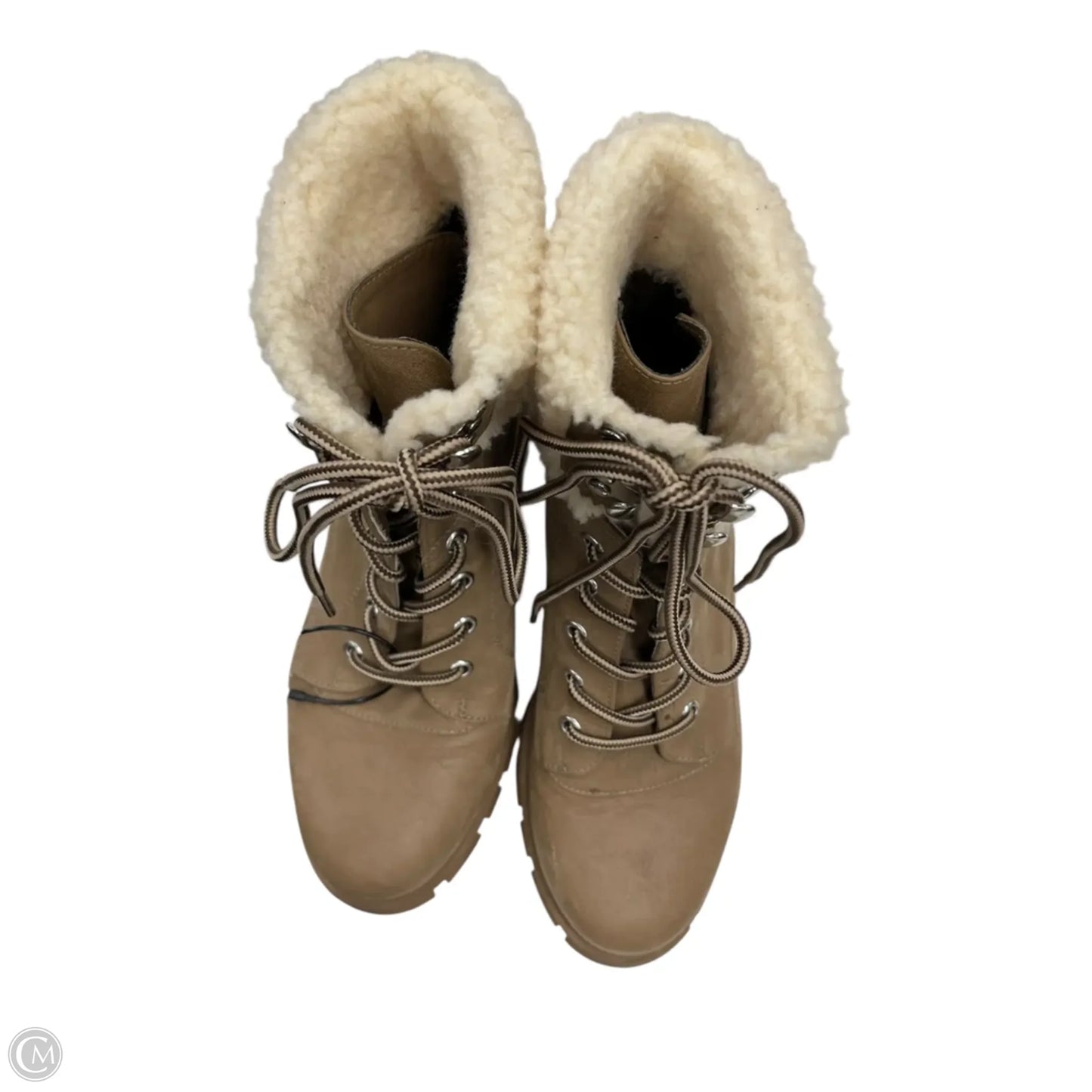 Boots Combat By Mia In Tan, Size: 8