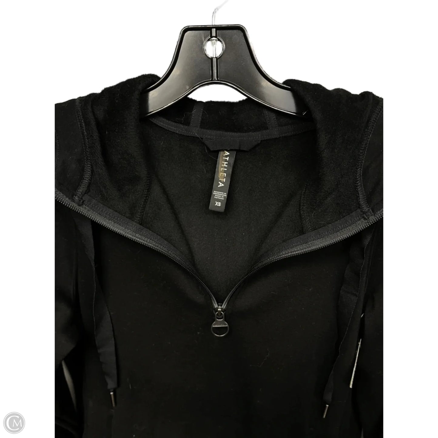 Sweatshirt Hoodie By Athleta In Black, Size: Xs