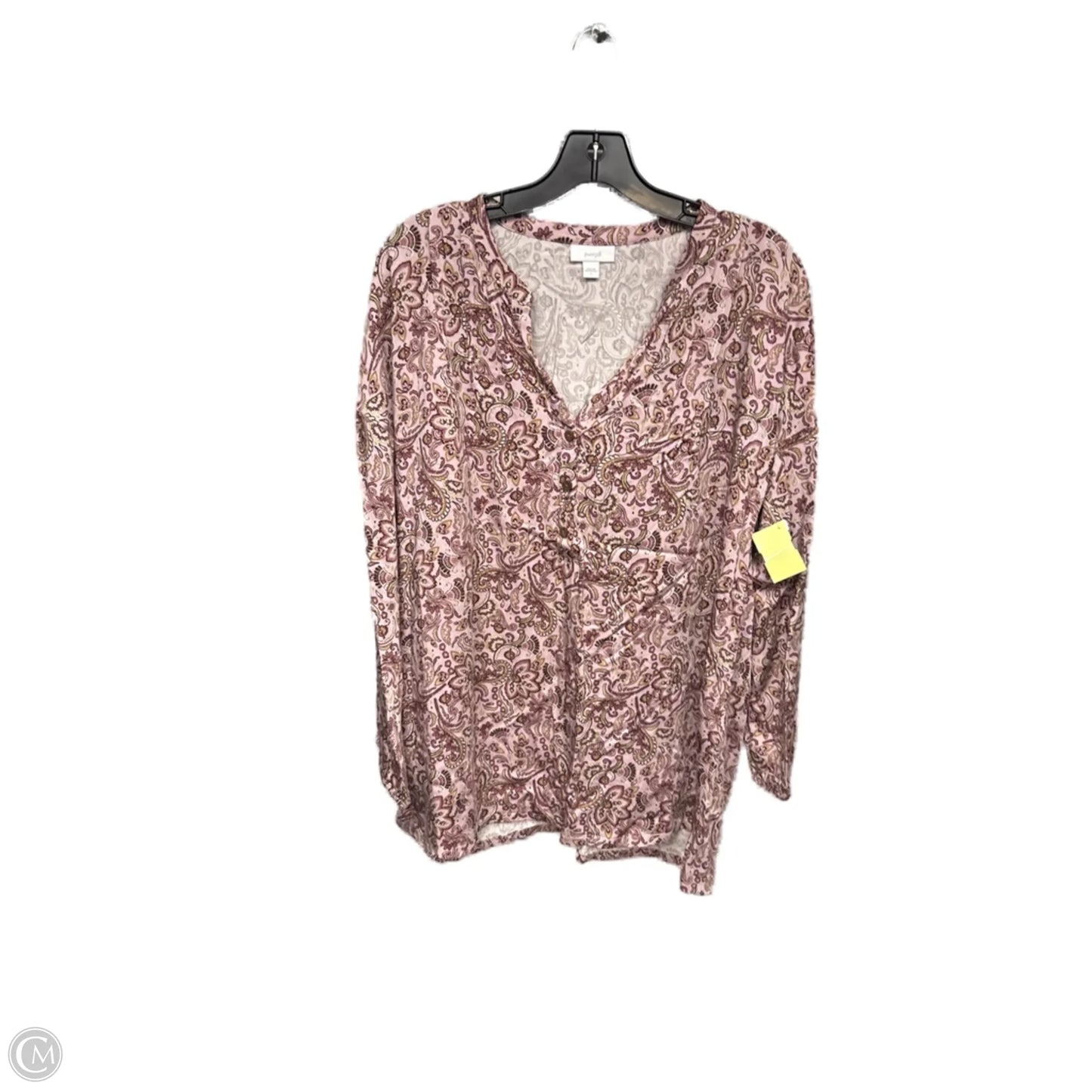 Top Long Sleeve By Pure Jill In Purple, Size: L