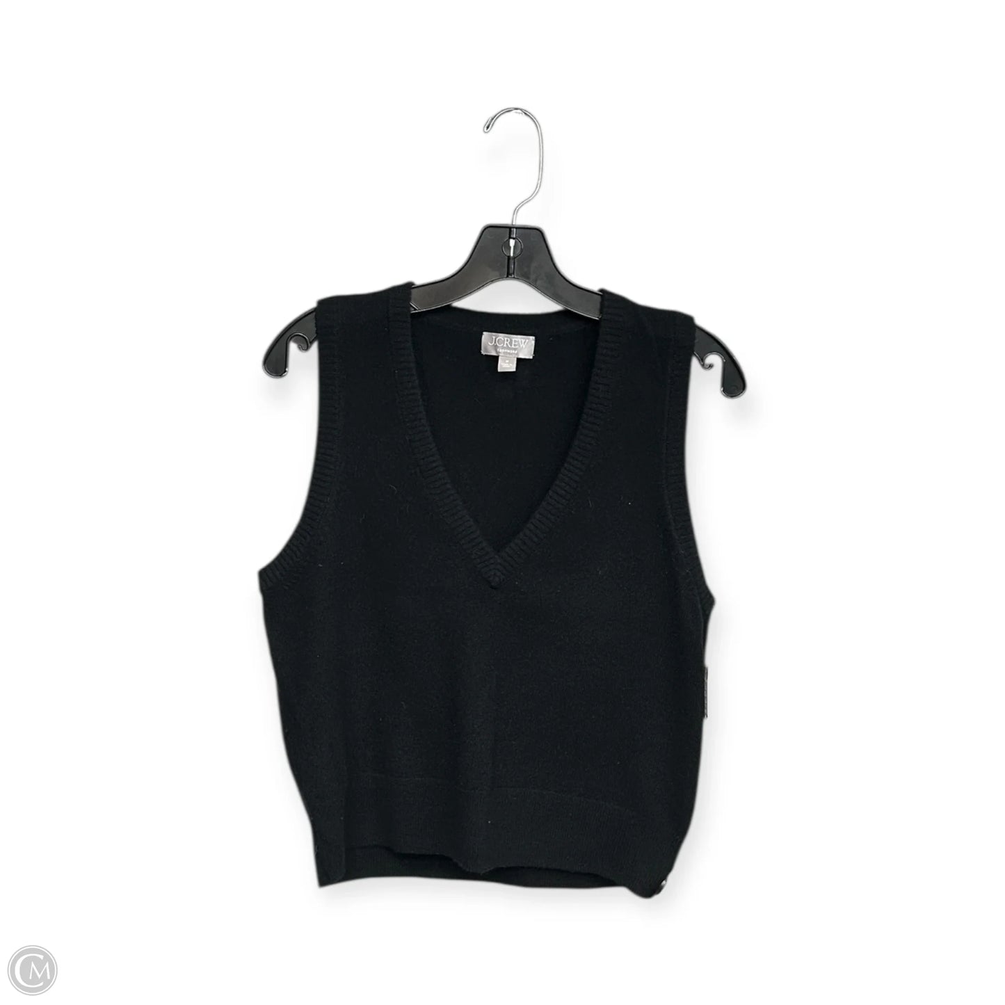 Vest Sweater By J. Crew In Black, Size: M