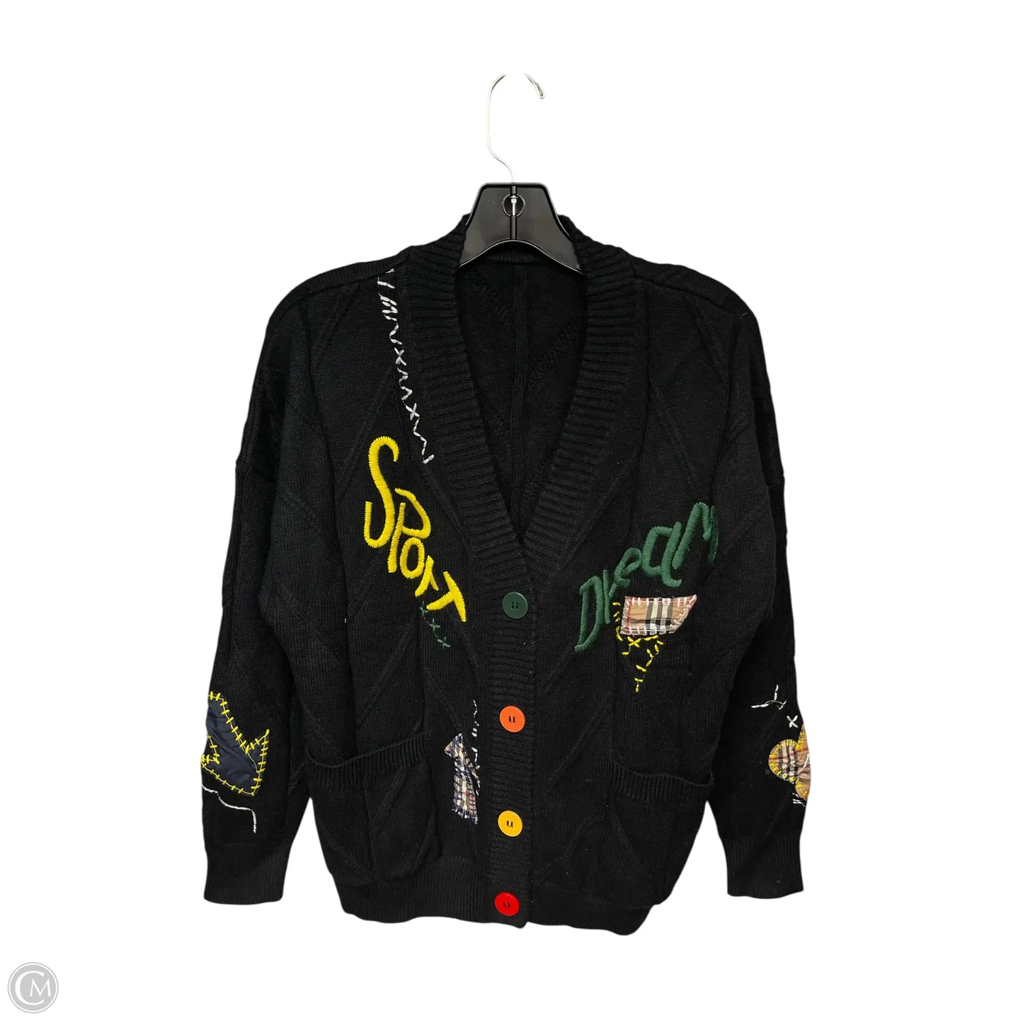 Cardigan By Clothes Mentor In Black, Size: M