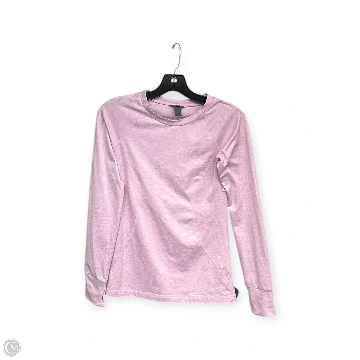 Athletic Top Long Sleeve Crewneck By Eddie Bauer In Pink, Size: Xs
