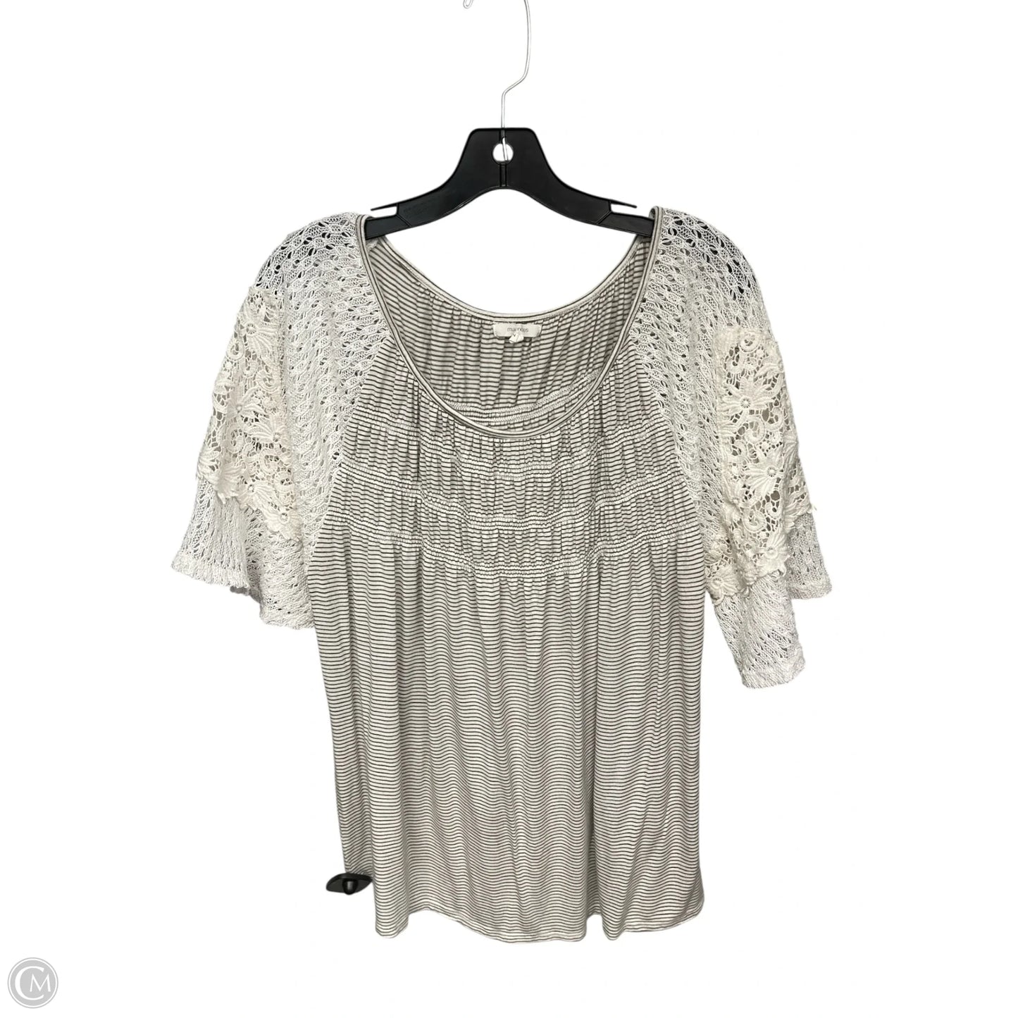 Top Short Sleeve By Maurices In Pink, Size: 2x