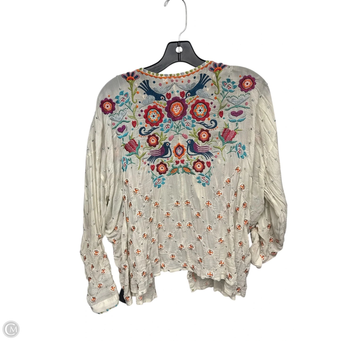Top Long Sleeve By Johnny Was In Tan, Size: Xs