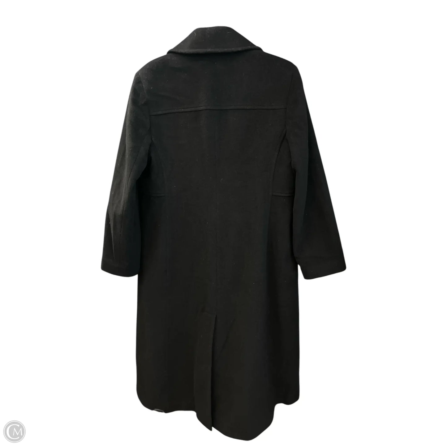 Coat Wool By Michael By Michael Kors In Black, Size: L