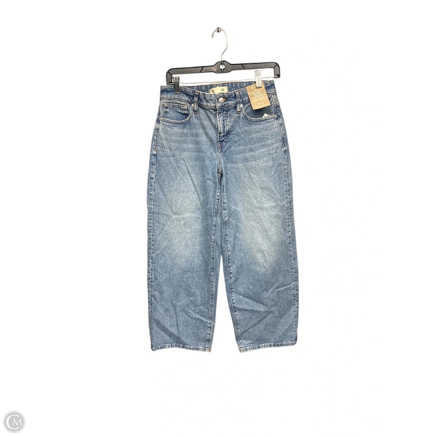 Jeans Wide Leg By Madewell In Blue Denim, Size: 26