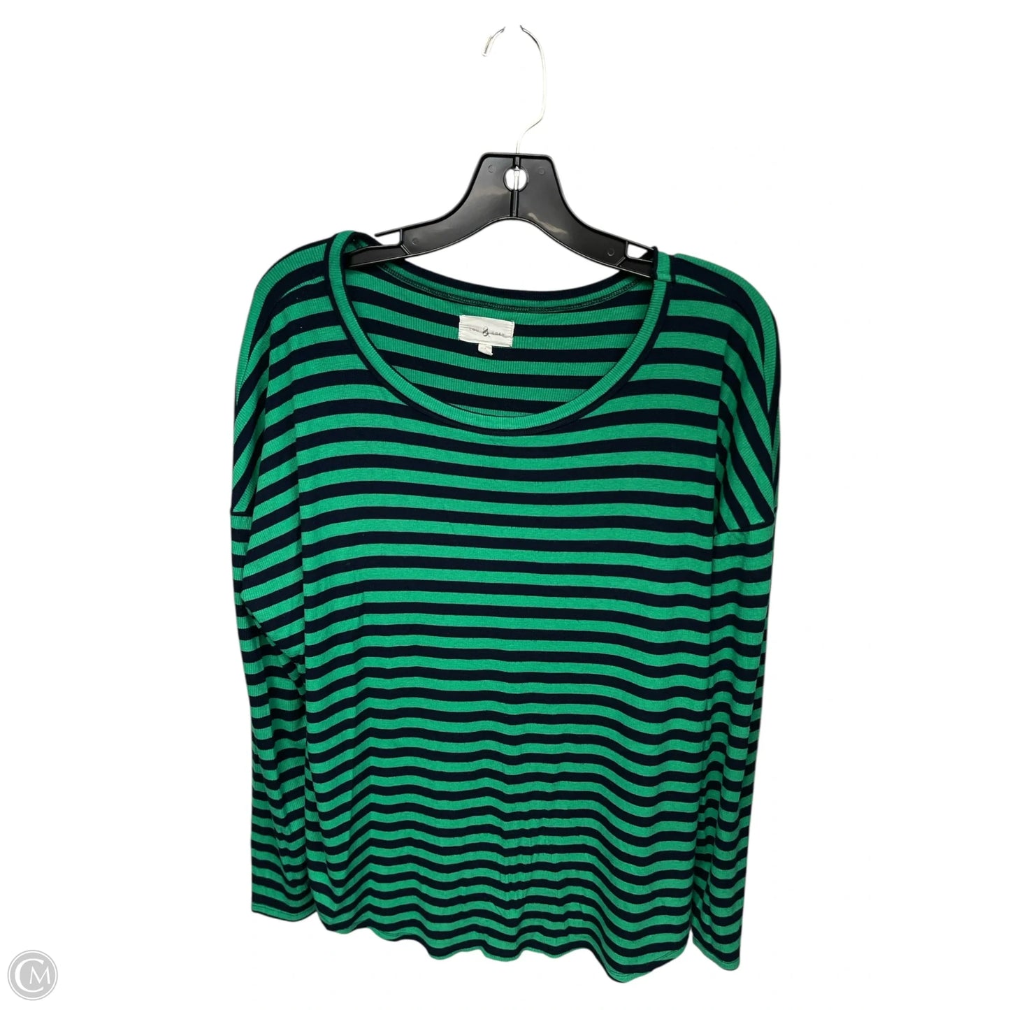 Top Long Sleeve By Lou And Grey In Blue & Green, Size: Xl