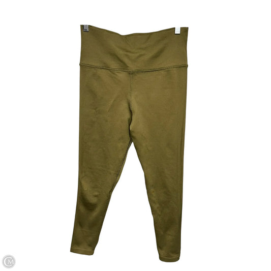 Athletic Leggings By Athleta In Green, Size: L