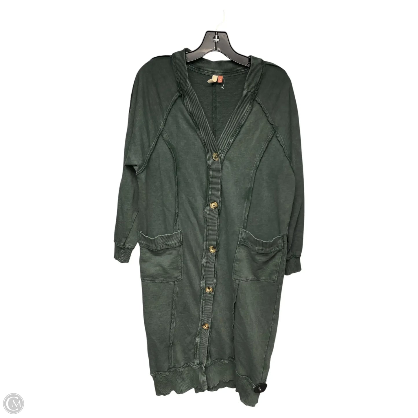 Tunic Long Sleeve By Pilcro In Green, Size: S
