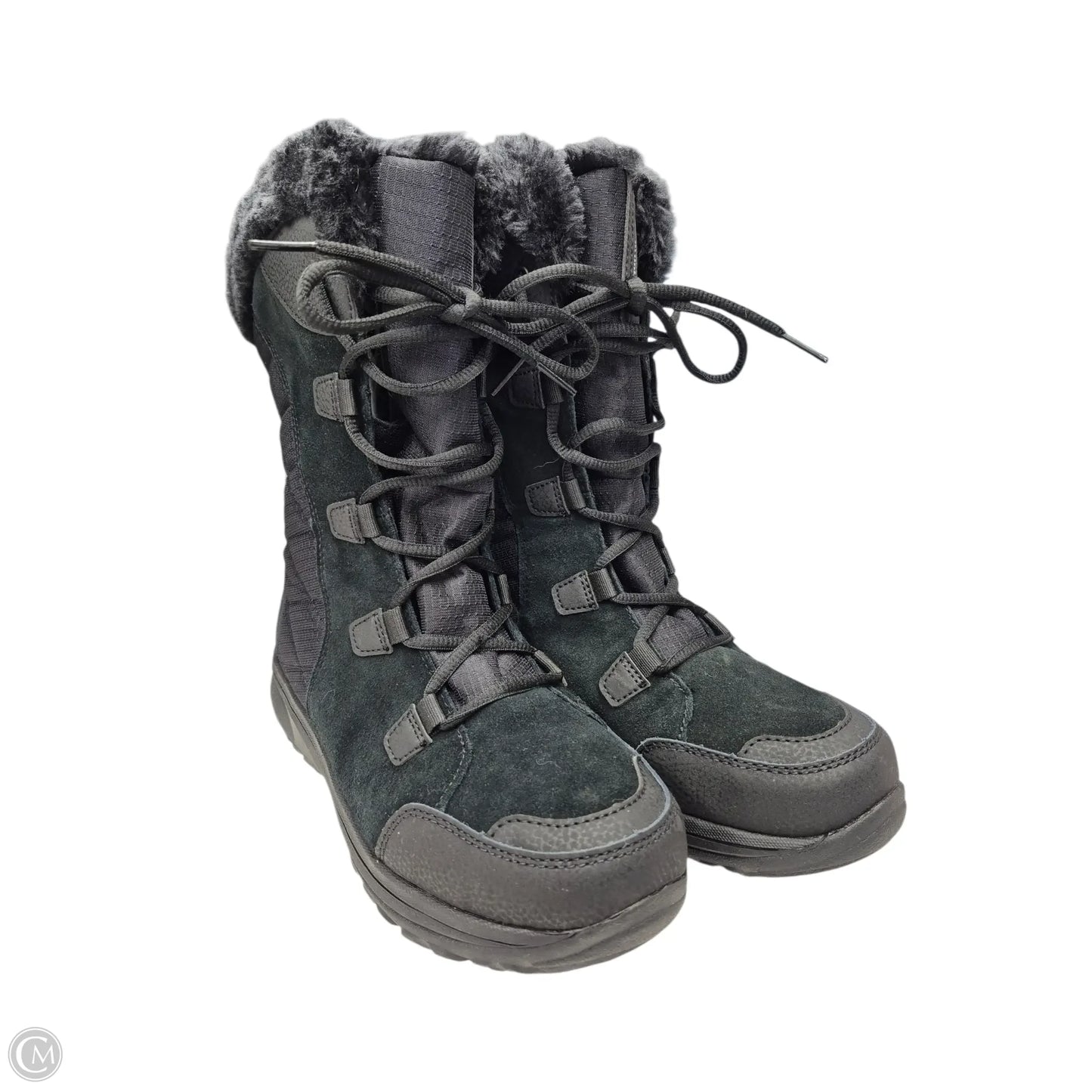Boots Snow By Columbia In Black, Size: 9