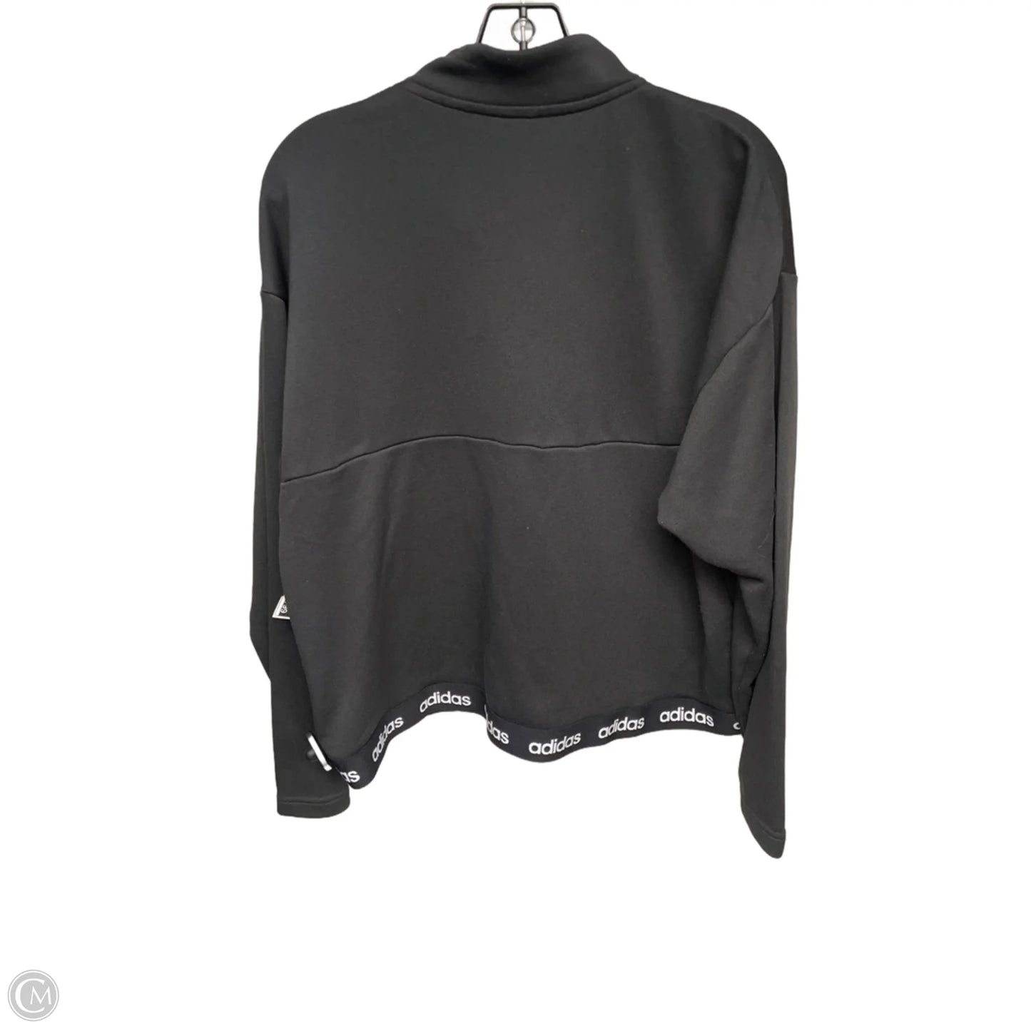 Athletic Jacket By Adidas In Black, Size: Xl