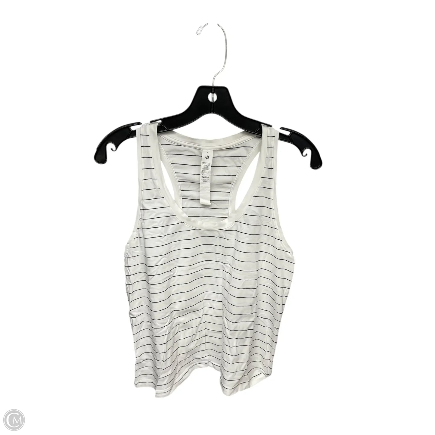 Athletic Tank Top By Lululemon In White, Size: 8