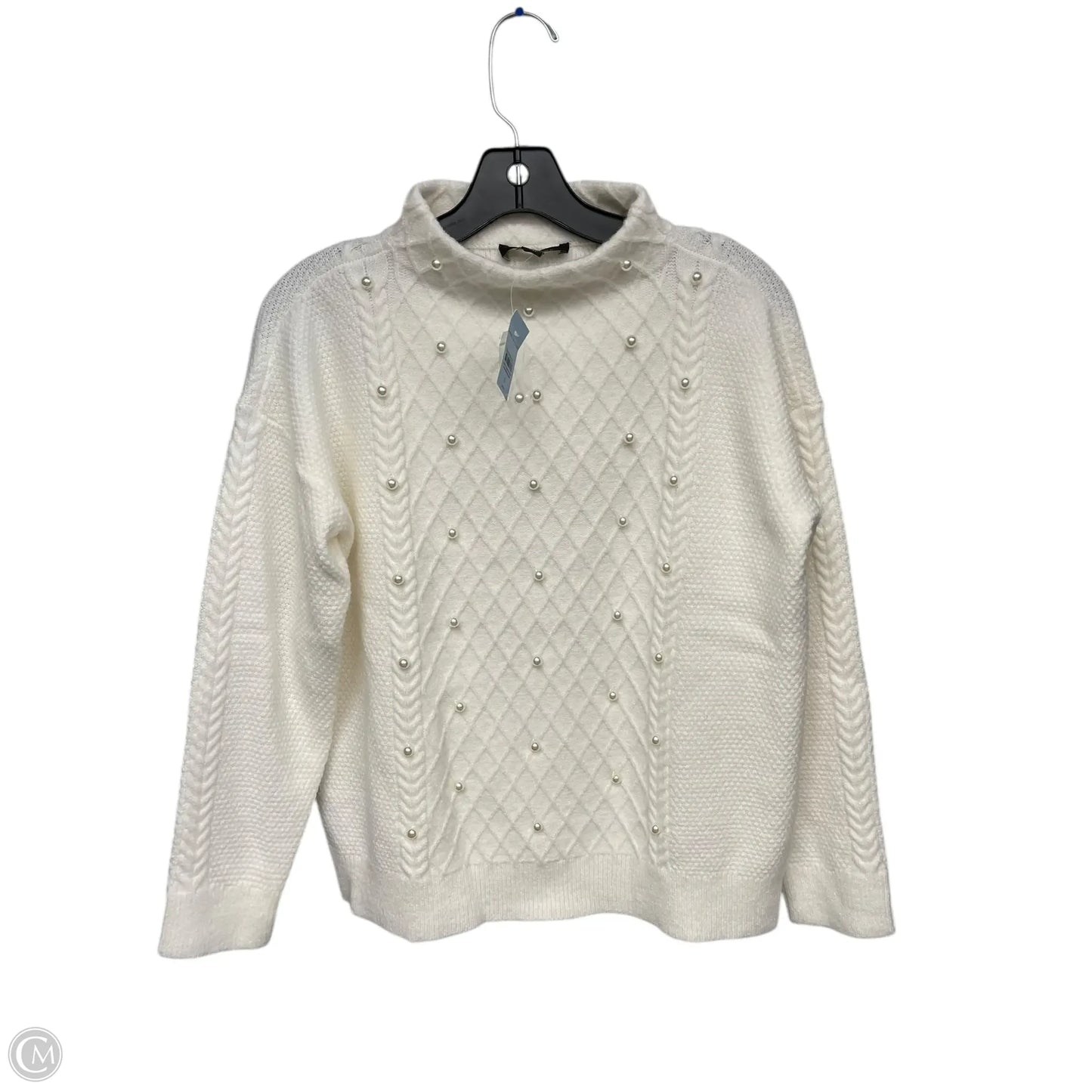 Sweater By Ann Taylor In Cream, Size: Sp