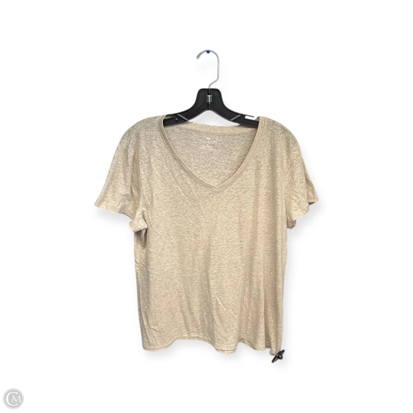 Top Short Sleeve Basic By Lane Bryant In Gold, Size: Xl