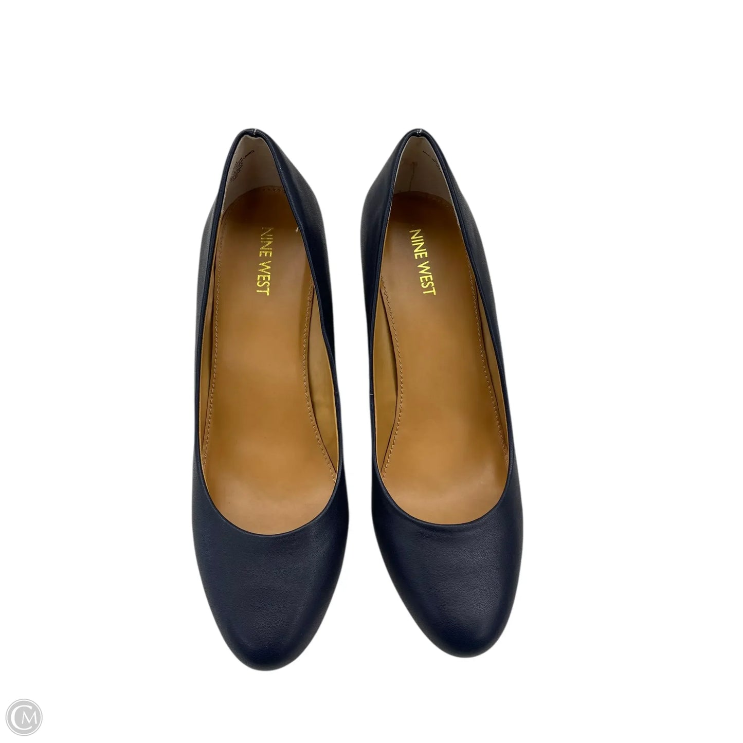 Shoes Heels Wedge By Nine West In Blue, Size: 10